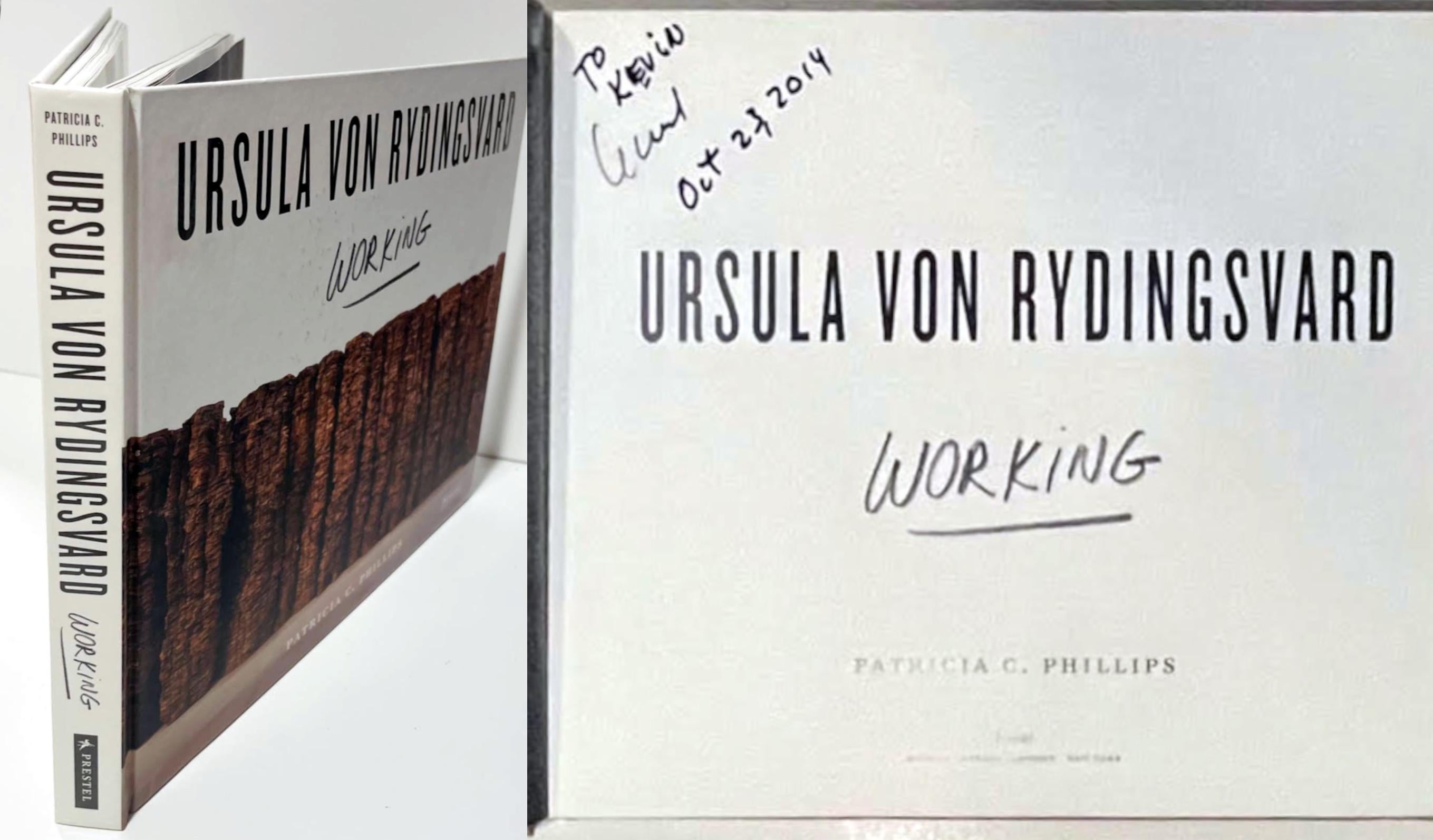Ursula Von Rydingsvard
Working (Hand signed and inscribed twice by Ursula von Rydingsvard), 2011
Hardback monograph with no dust jacket as issued (Hand signed and inscribed twice by Ursula von Rydingsvard in both 2013 and 2014)
Hand signed and