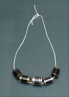 Used Film Reels Necklace, Limited edition of only 36, w/letter from Studio Voltaire