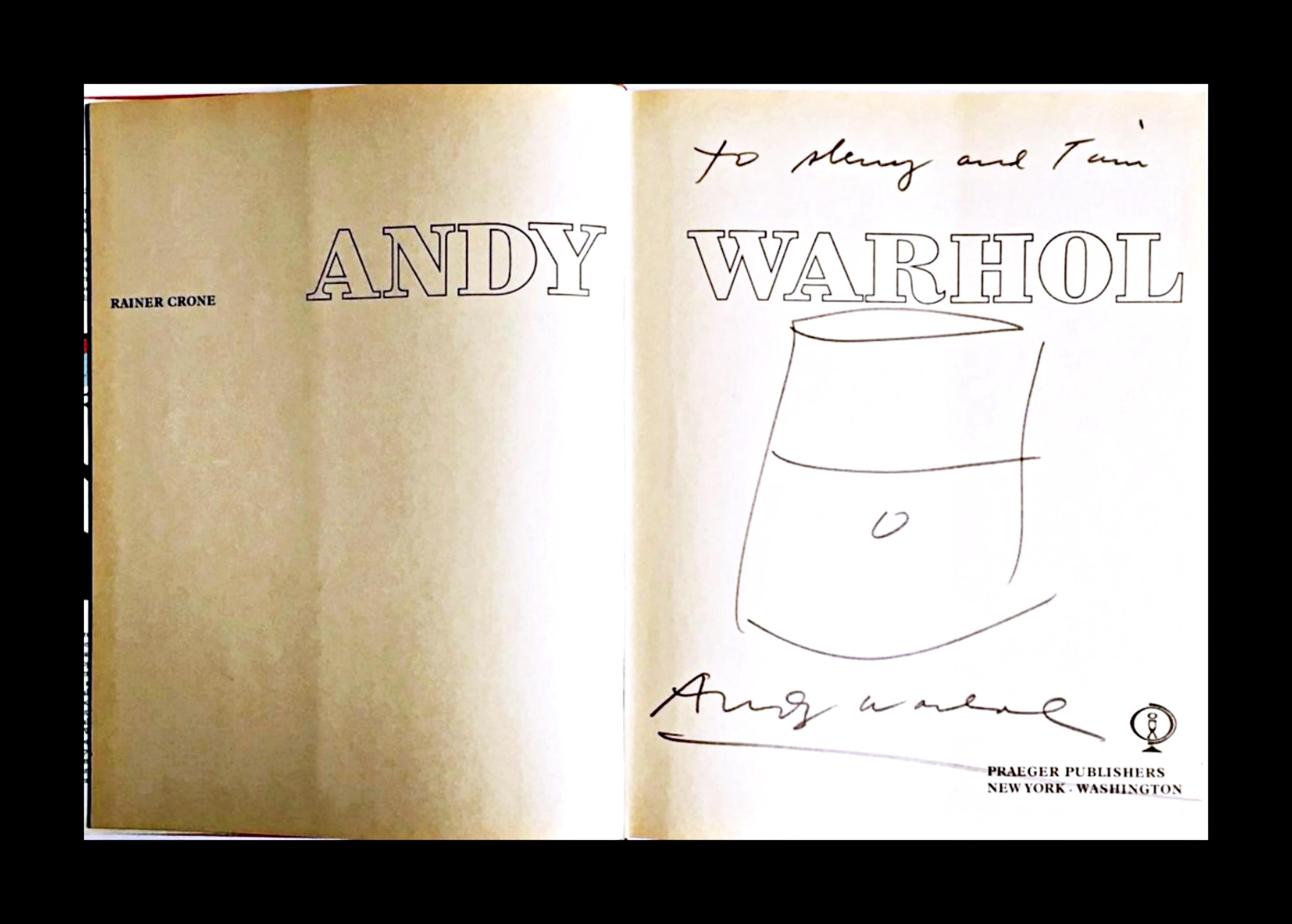 Original Soup Can Drawing, inscribed by Andy Warhol to Rock & Roll hall of famer 2