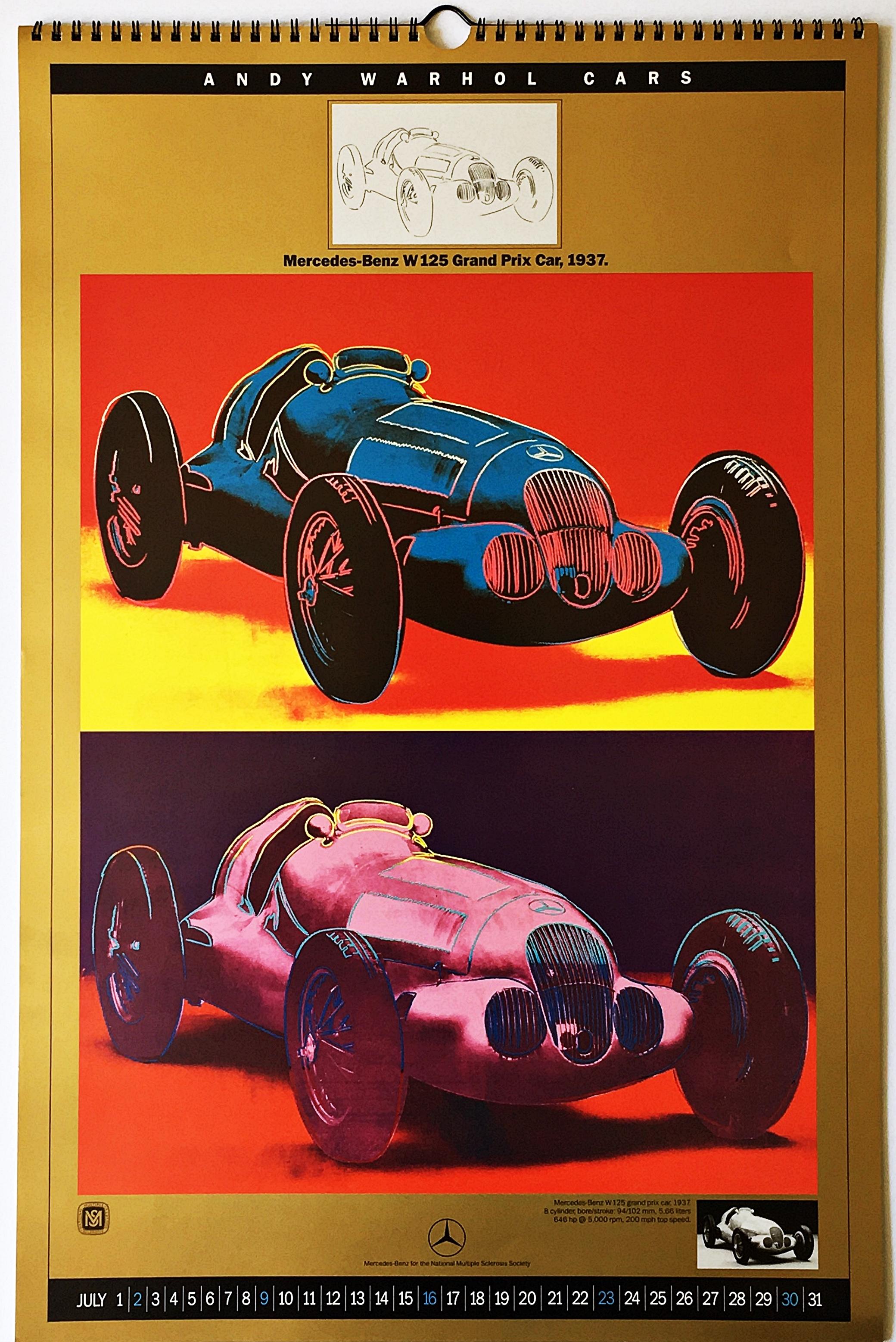 Andy Warhol Cars 1989 (Calendario) 1