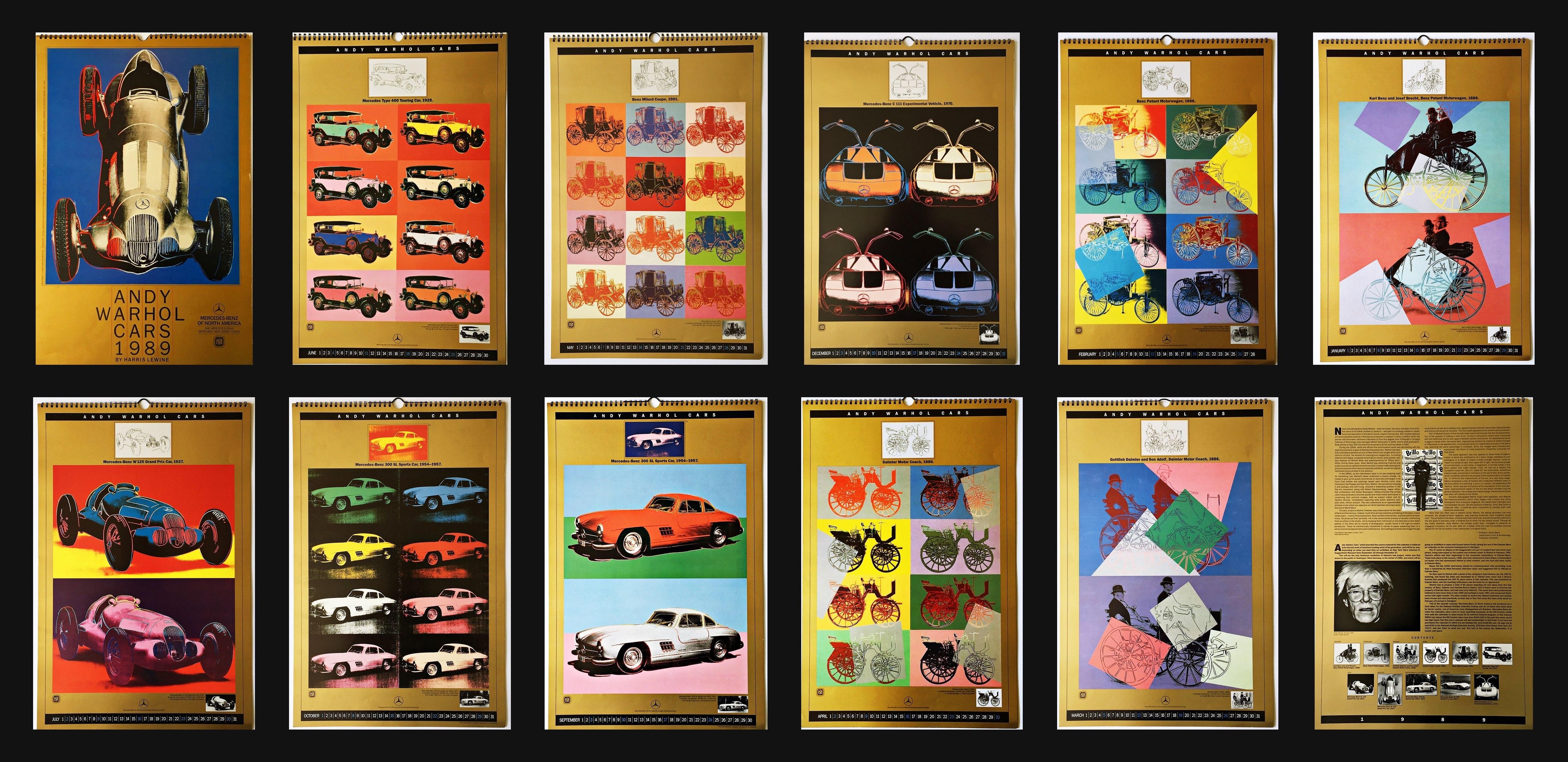 Andy Warhol Cars 1989 (Calendario) 2