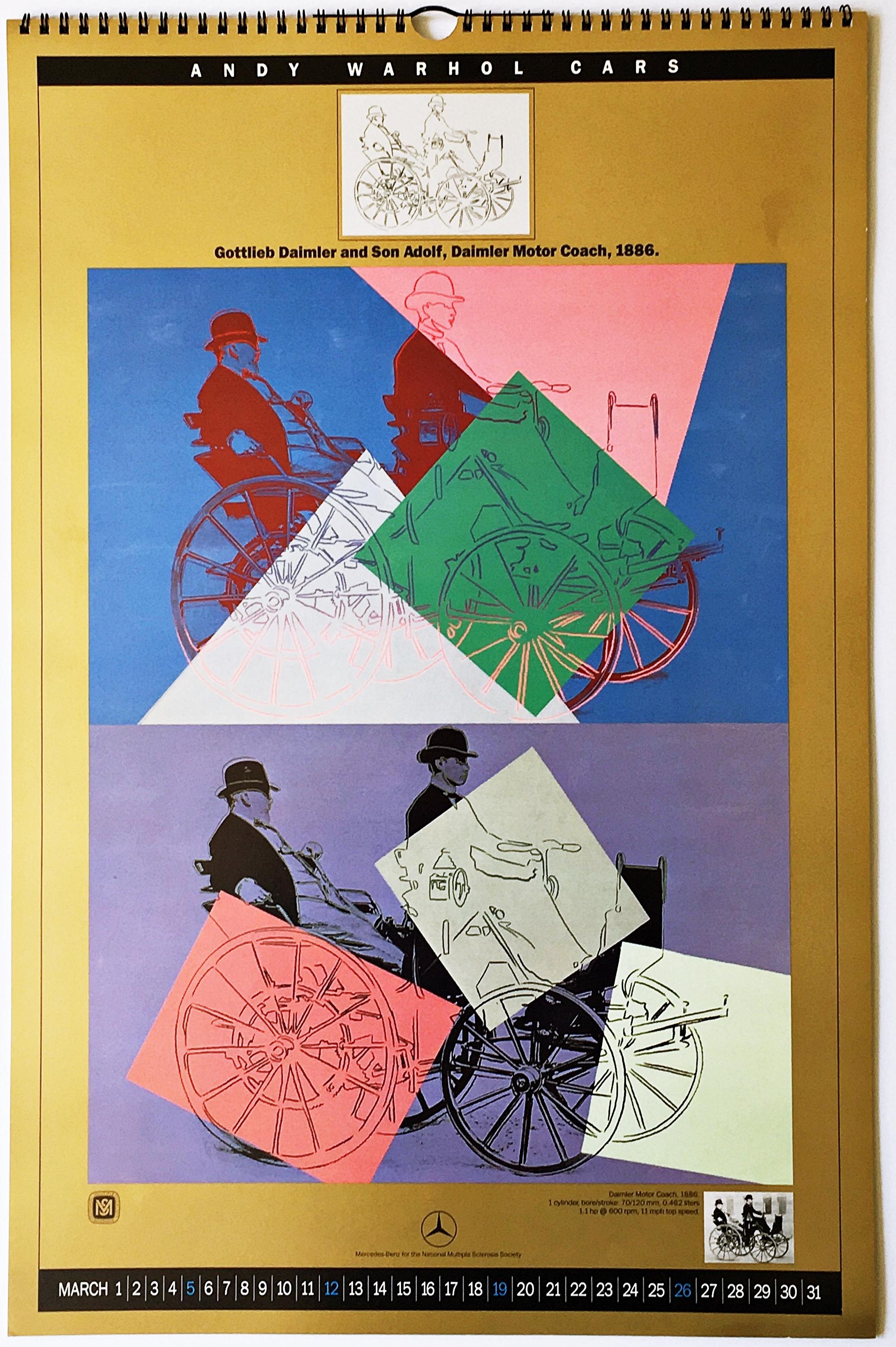 Andy Warhol Cars 1989 (Calendario) 5