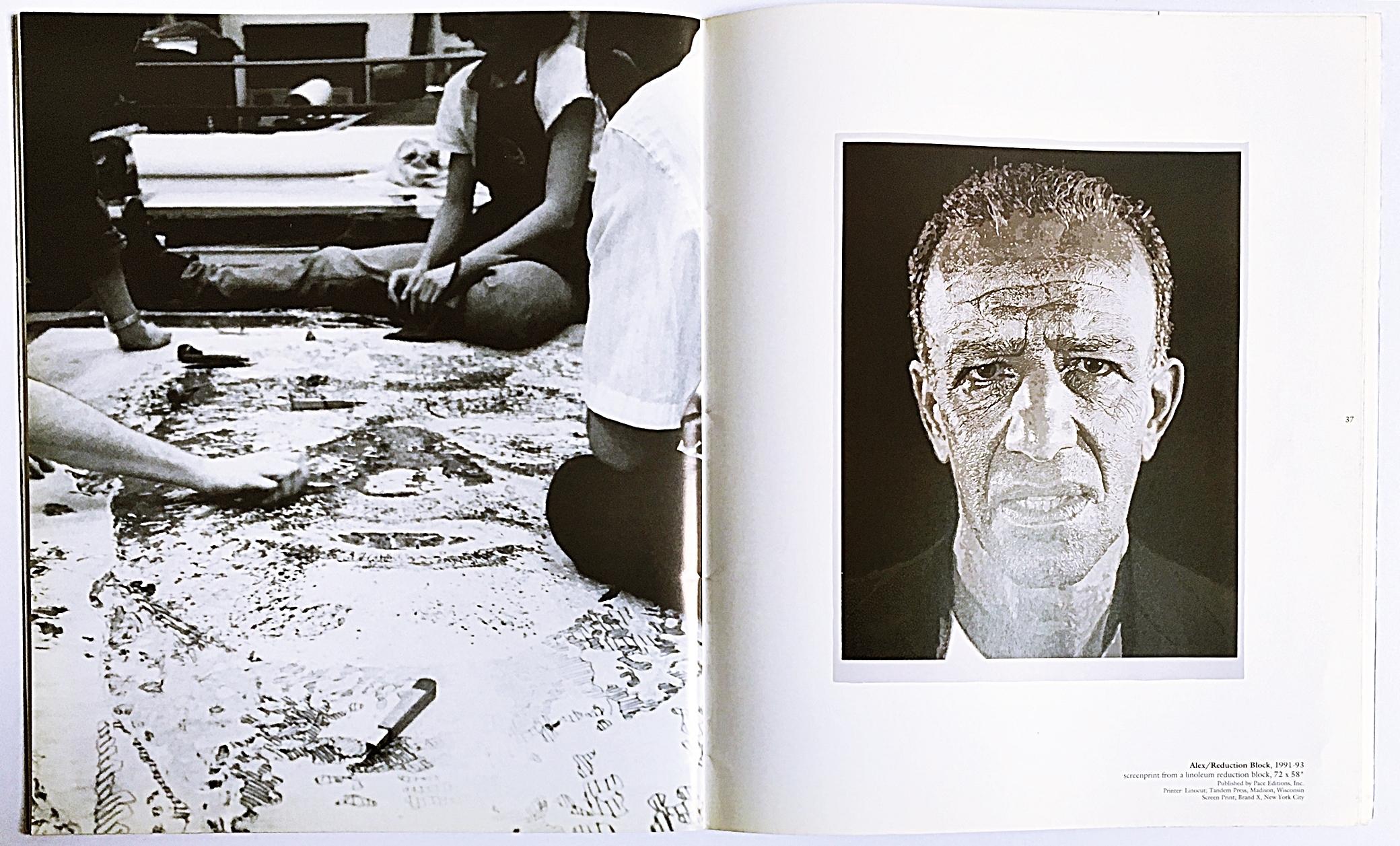 Oversized illustrated catalogue: Chuck Close Recent Works (Hand Signed) For Sale 11