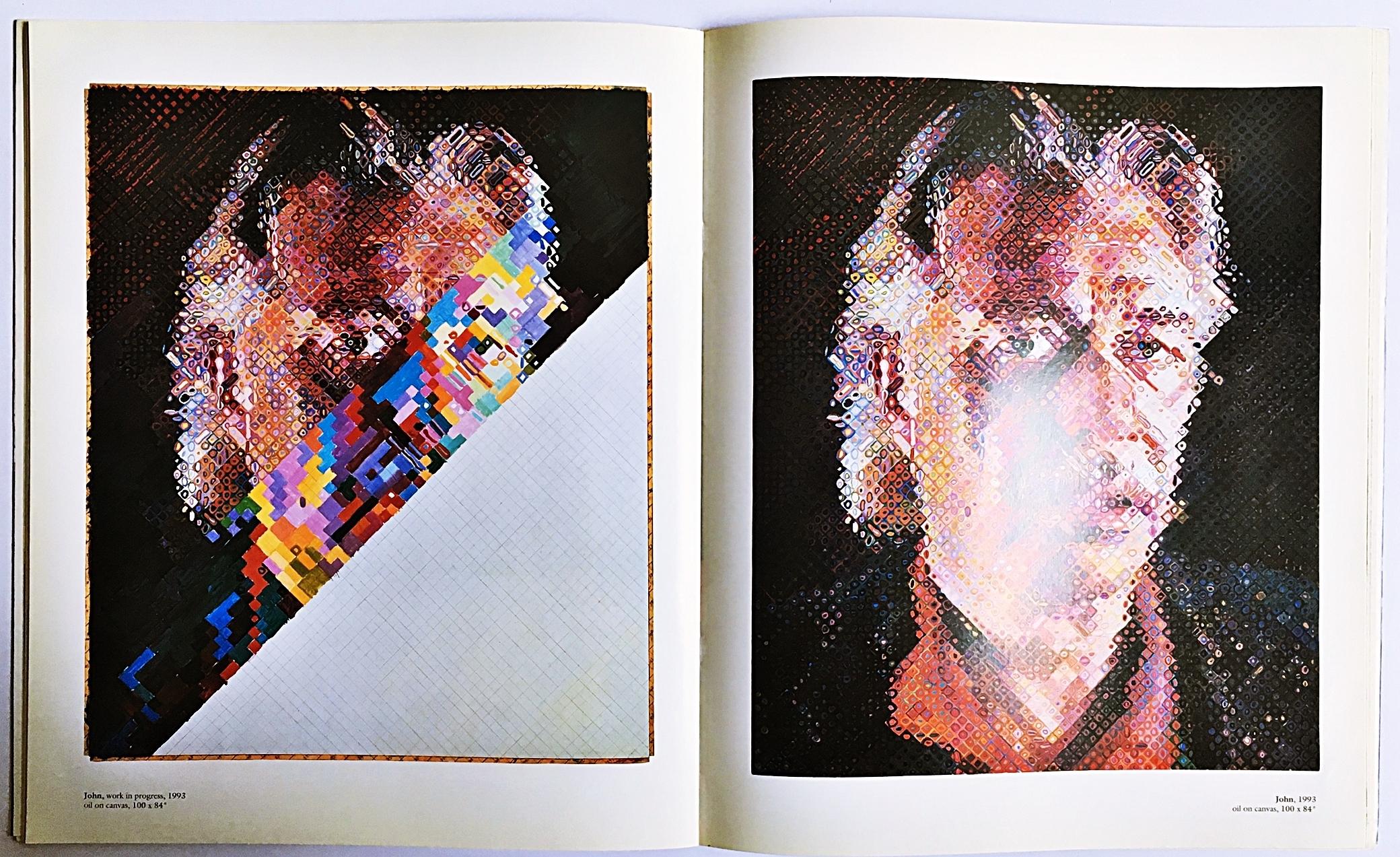 Oversized illustrated catalogue: Chuck Close Recent Works (Hand Signed) For Sale 9