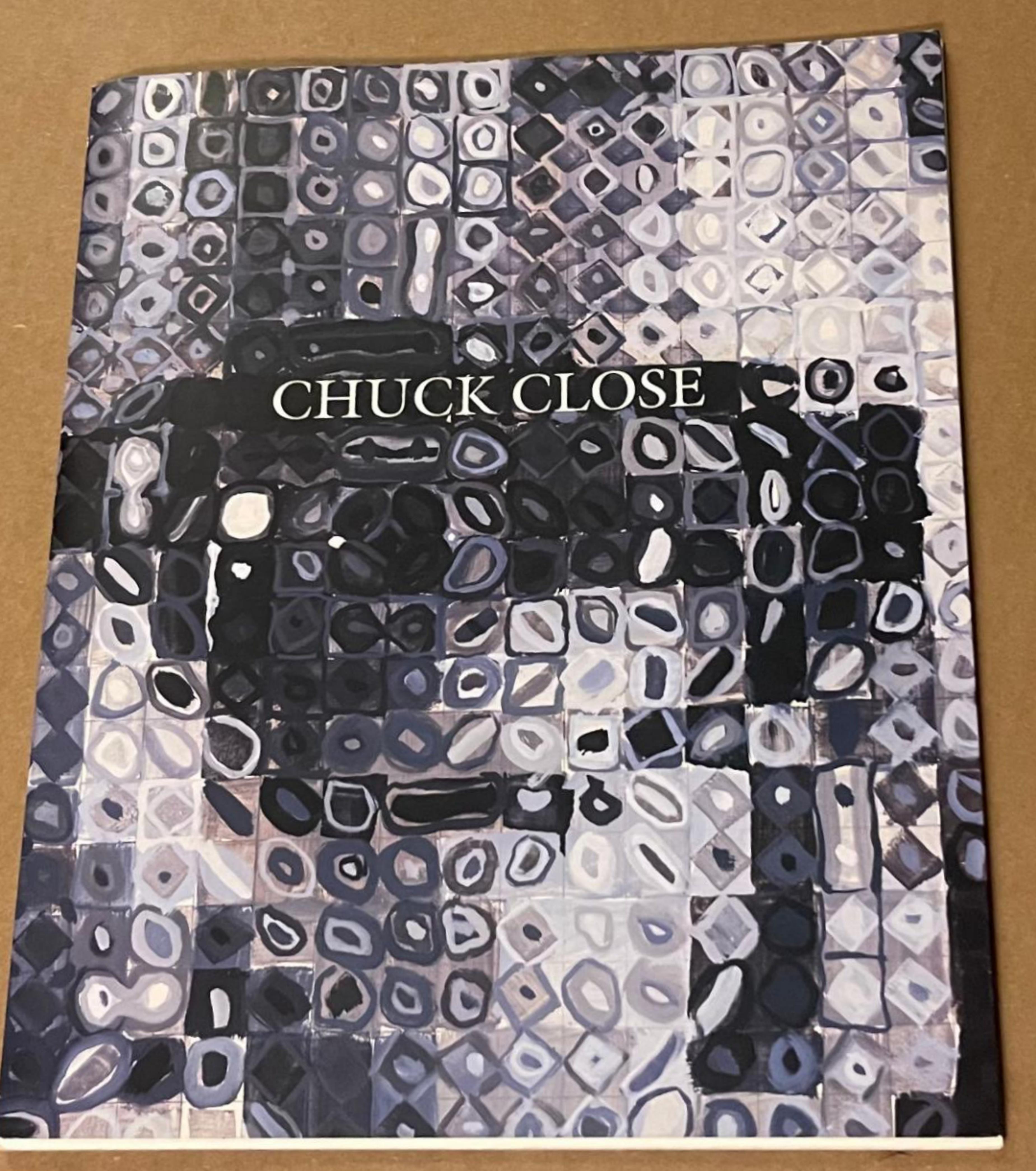 Oversized illustrated catalogue: Chuck Close Recent Works (Hand Signed) For Sale 12