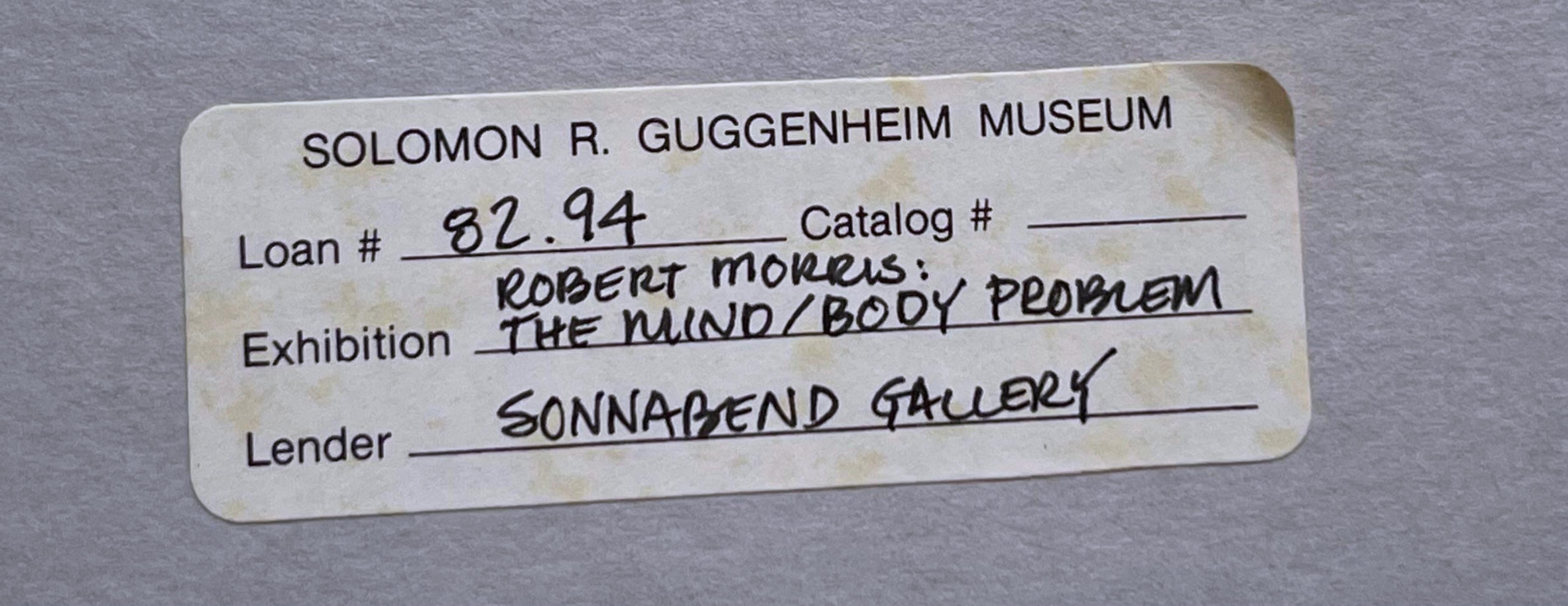 Nachforschungen (mit Guggenheim Museum Exhibition Label) im Angebot 1