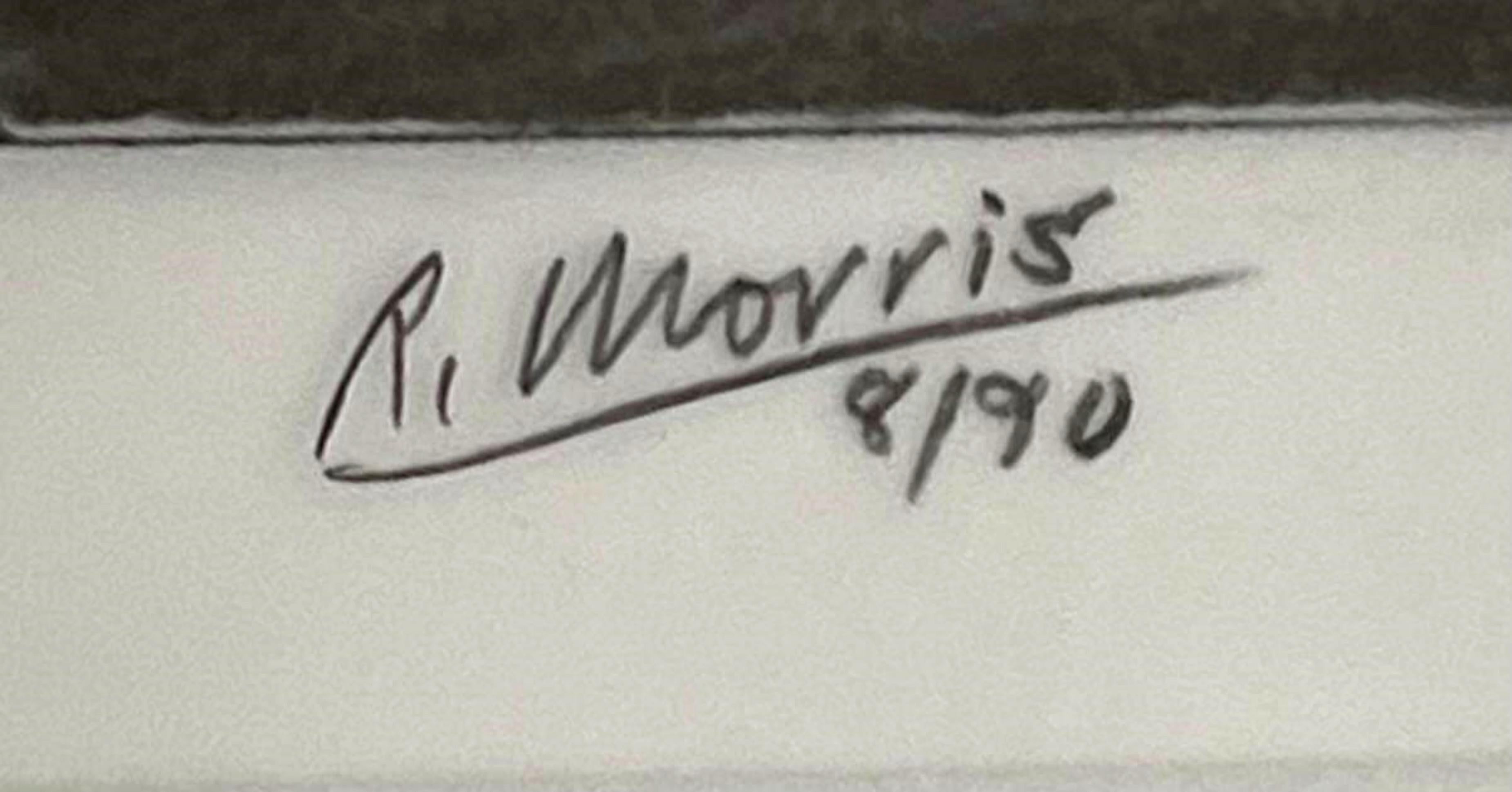 Robert Morris
Untersuchungen (mit Labels des Guggenheim-Museums), 1990
Graphitzeichnung auf Mylar. Gerahmt mit dem Originaletikett des Guggenheim-Museums (Leihgabe von Sonnabend), sowie den Etiketten der Castelli Gallery und der David Noland