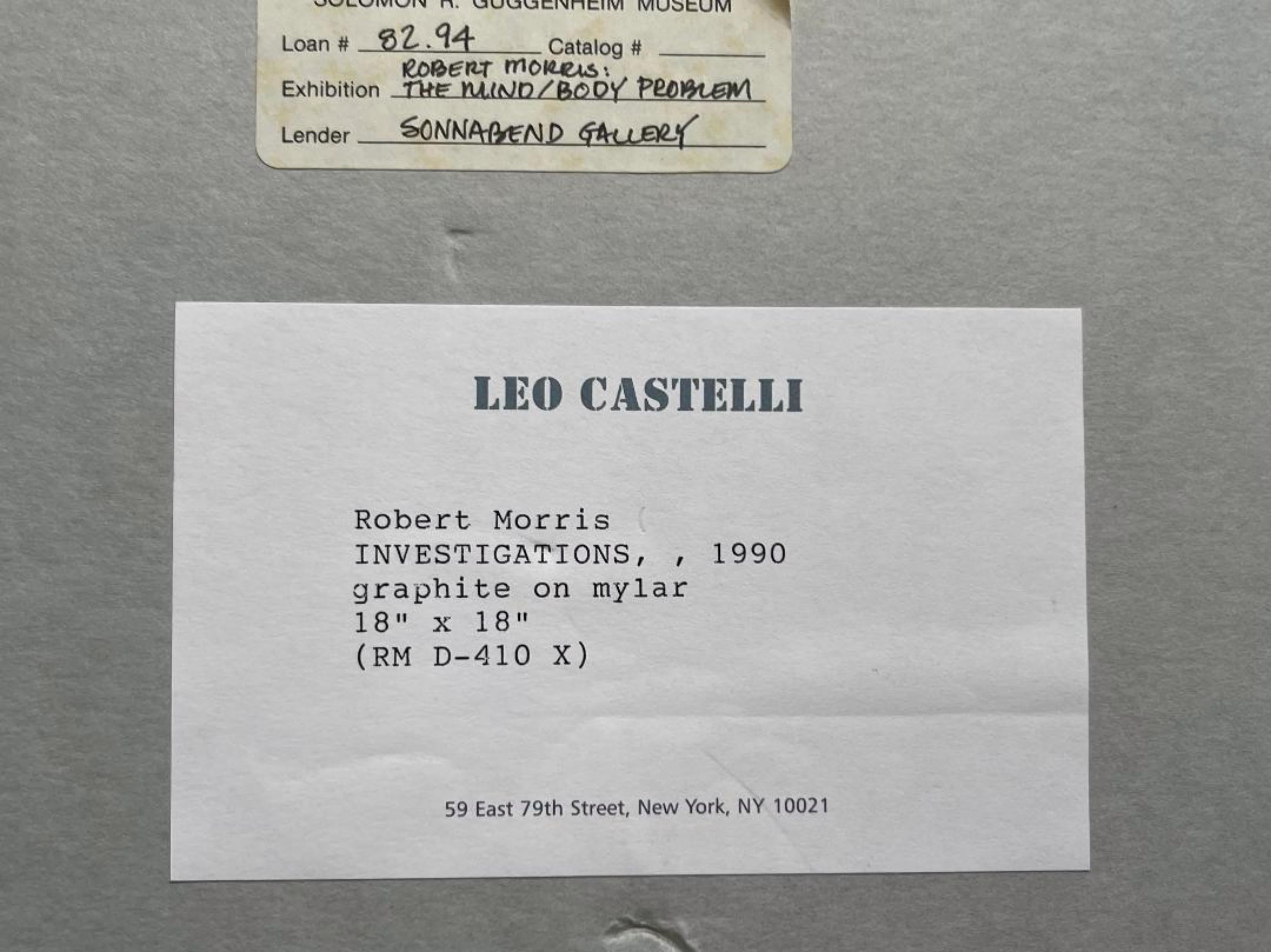 Investigaciones (con etiqueta de exposición del Guggenheim Museum) en venta 7