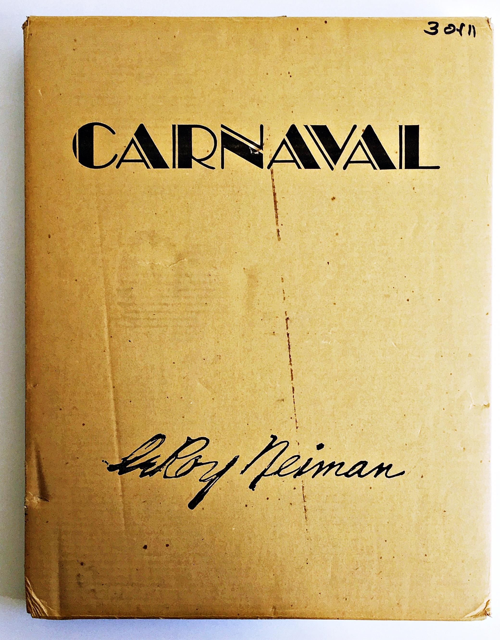 Large illustrated Carnaval gift book in bespoke box (Hand Signed and Numbered) For Sale 3