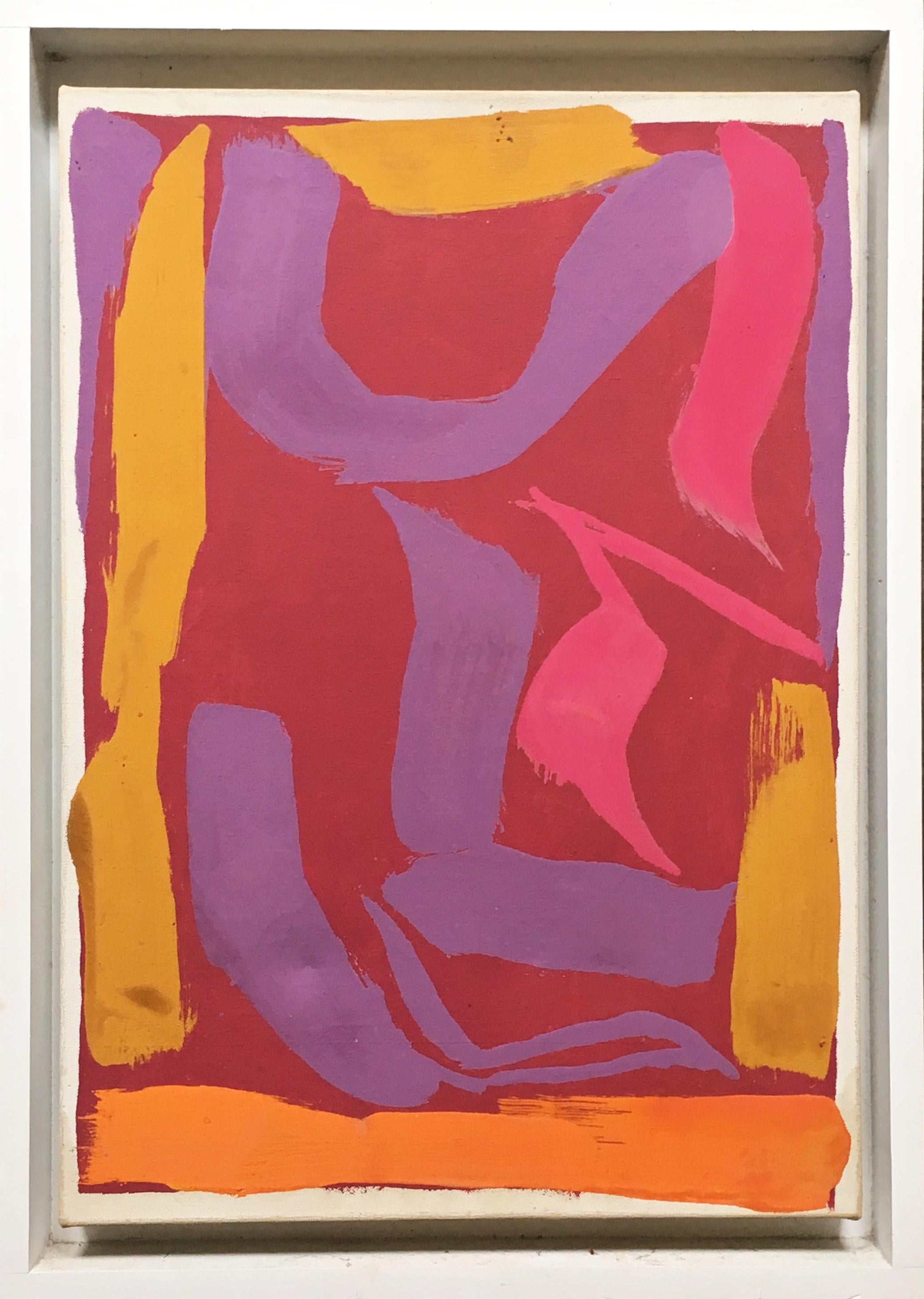Abstrakt-expressionistisches Gemälde ohne Titel (Abstrakter Expressionismus), Painting, von Raymond Parker