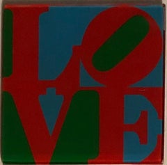 Set of Four Glass Coasters (official; stamped by the Indianapolis Museum of Art)