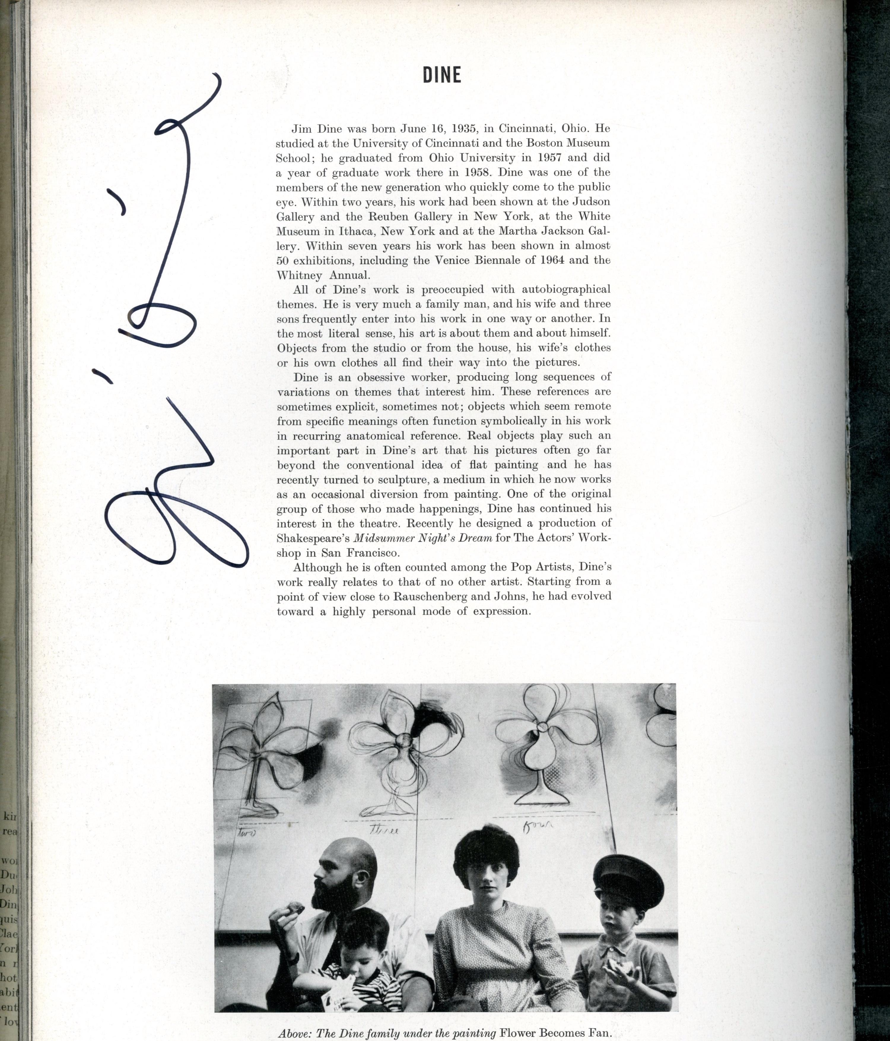 The New Art Scene (livre emblématique signé à la main par Frank Stella, Larry Poons & Dine) en vente 3