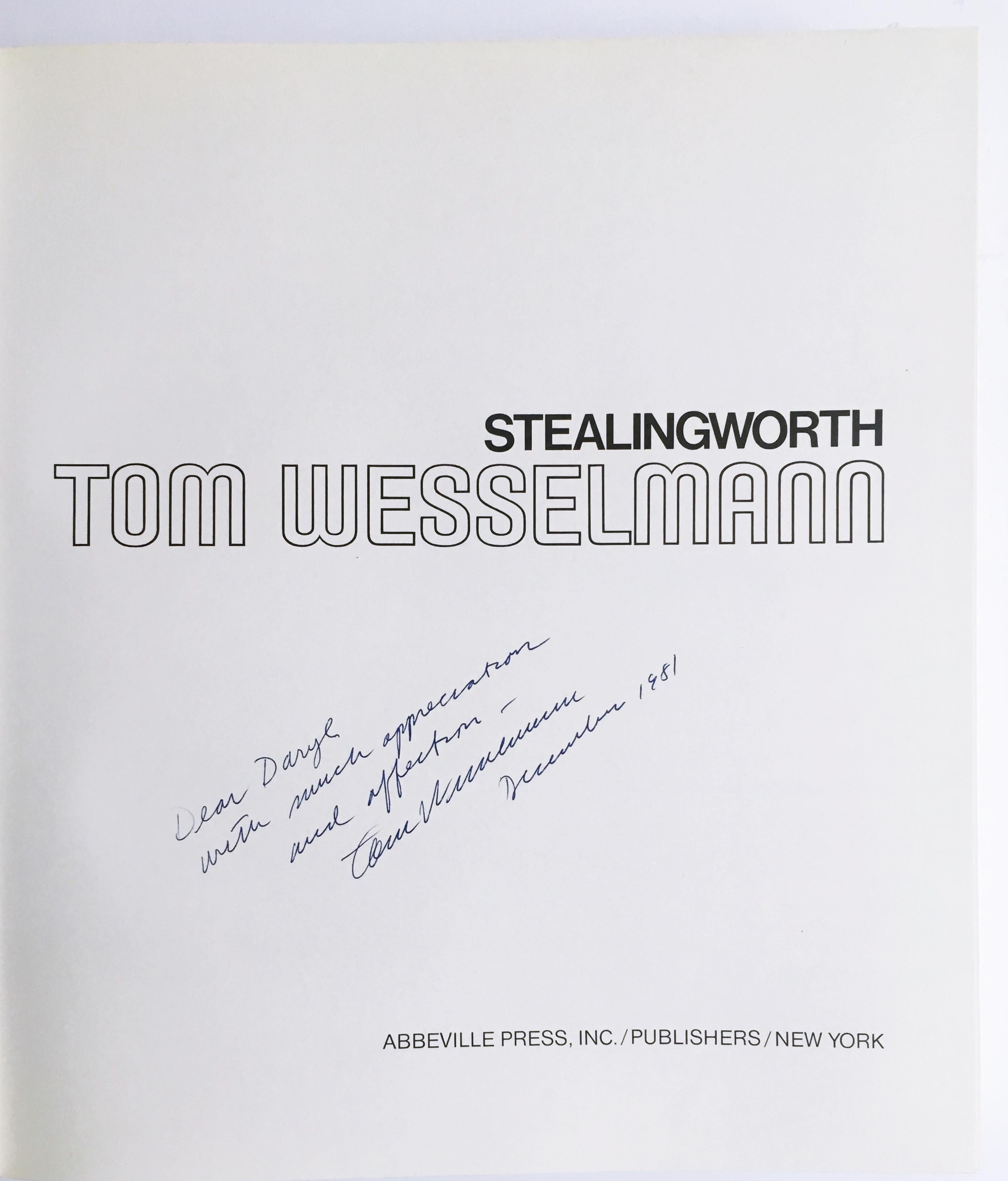 Tom Wesselmann (Hand Signed and Warmly Inscribed by Tom Wesselmann) For Sale 2