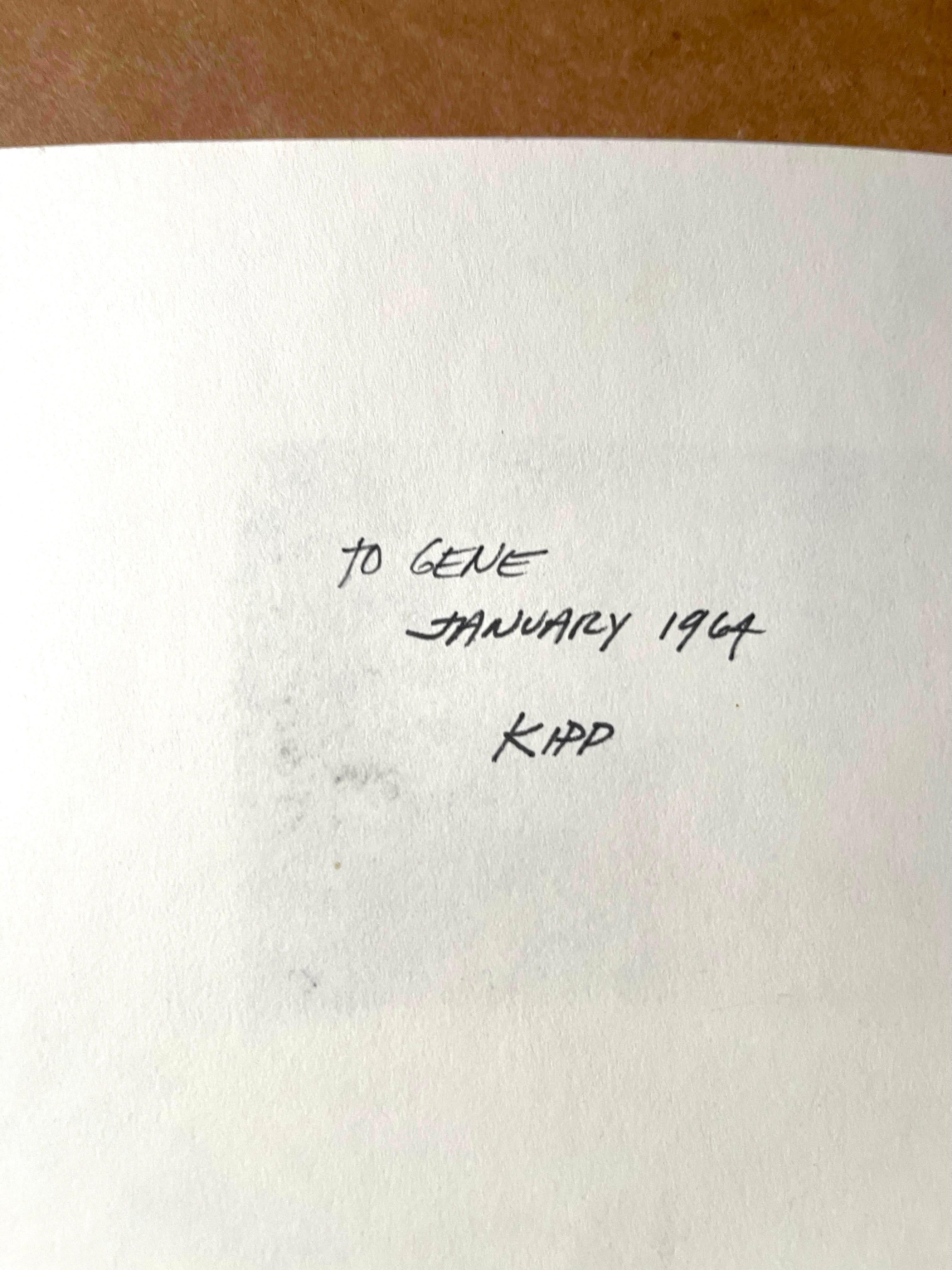 Lyman Kipp
Peinture minimaliste sans titre, 1964
Rouleau d'encre sur papier
Signé et daté à la main par Lyman Kipp au recto ; inscription au verso à Gene Baro (l'éminent critique et conservateur décédé en 1982).
14 × 21 1/2 pouces
Non
