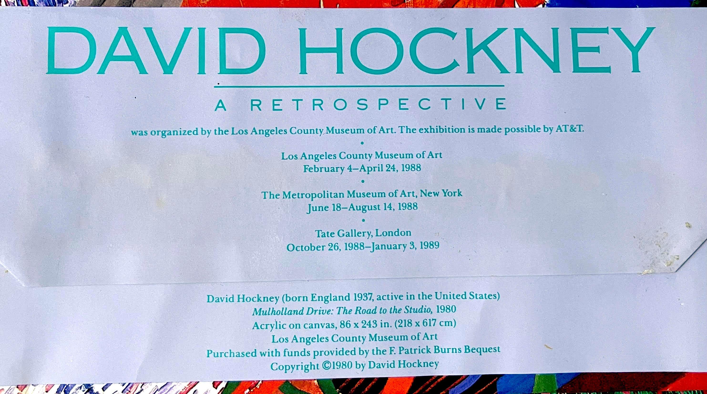 LA County Museum of Art Promotional Bag - Pop Art Mixed Media Art by David Hockney