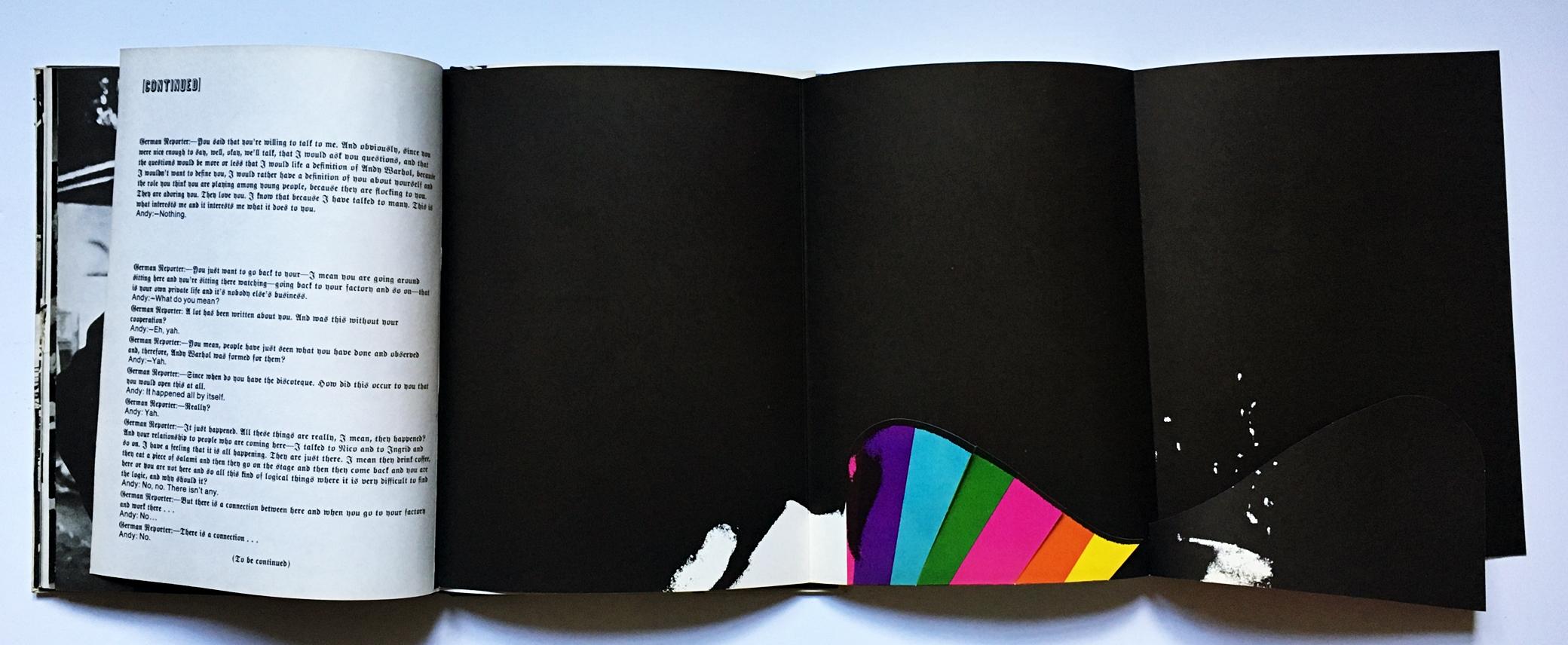 Livre d'index d'Andy Warhol, 1ère édition de monographie à dos rigide, avec inserts en 3D holographe en vente 6