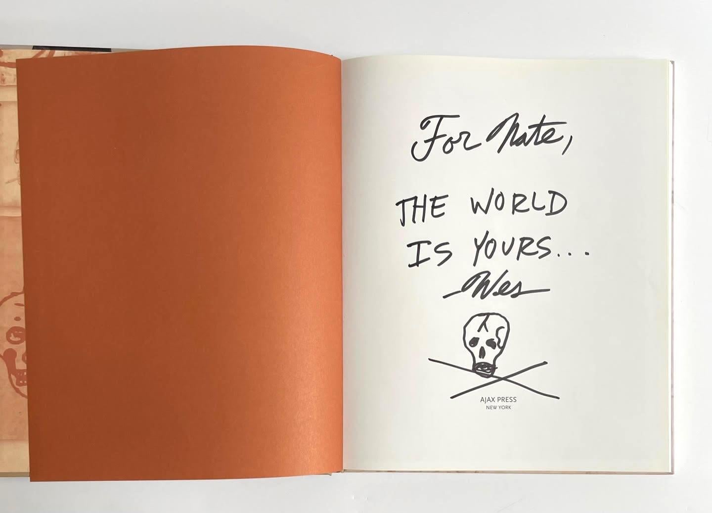 The World is Yours (unique original signierte Zeichnung) (Streetart), Art, von Wes Lang