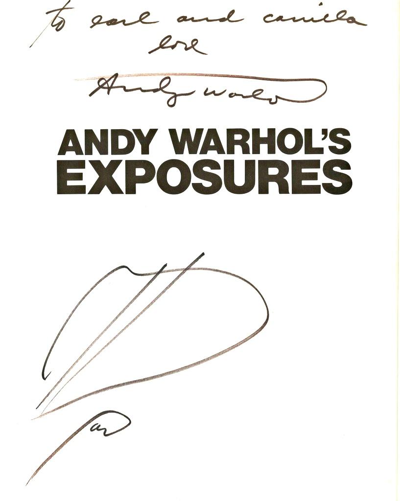To Earl and Camilla, Love Andy Warhol For Sale 1