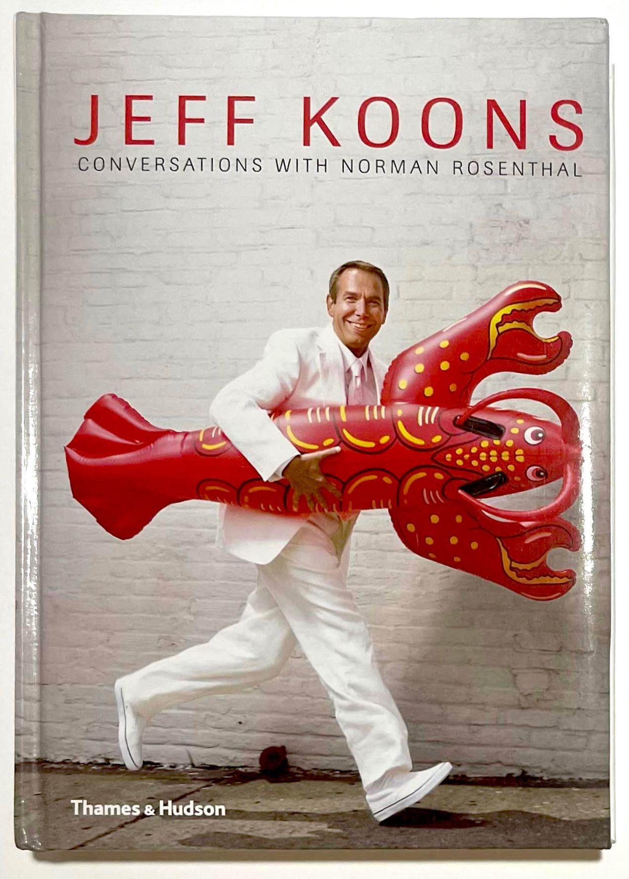 Monographie: Jeff Koons-Konversationen mit Norman Rosenthal, von Hand signiert im Angebot 1