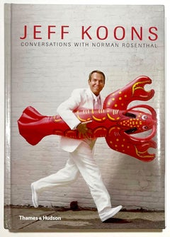 Monograph: Jeff Koons Conversations with Norman Rosenthal, hand signed by both