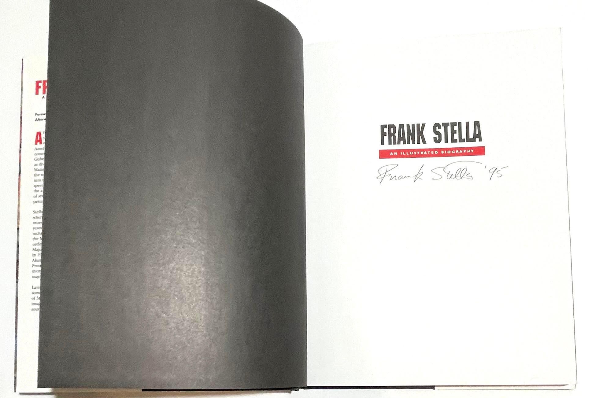 Frank Stella; An Illustrated Biography (Hand signed and dated by Frank Stella) For Sale 6