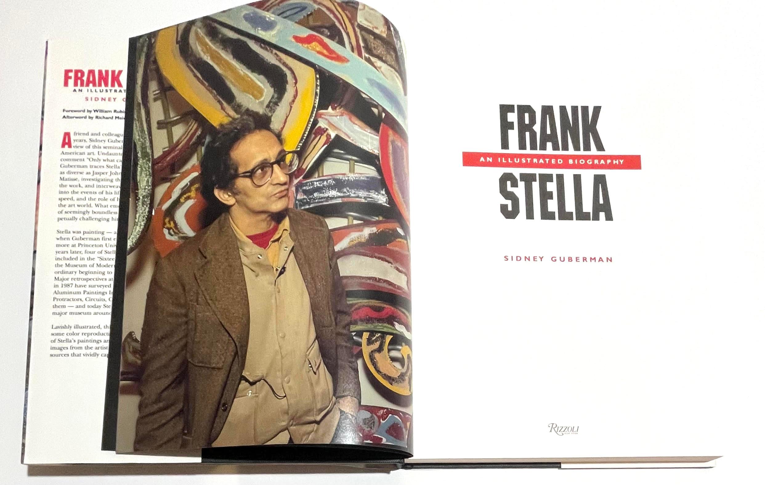 Frank Stella; An Illustrated Biography (Hand signed and dated by Frank Stella) For Sale 7