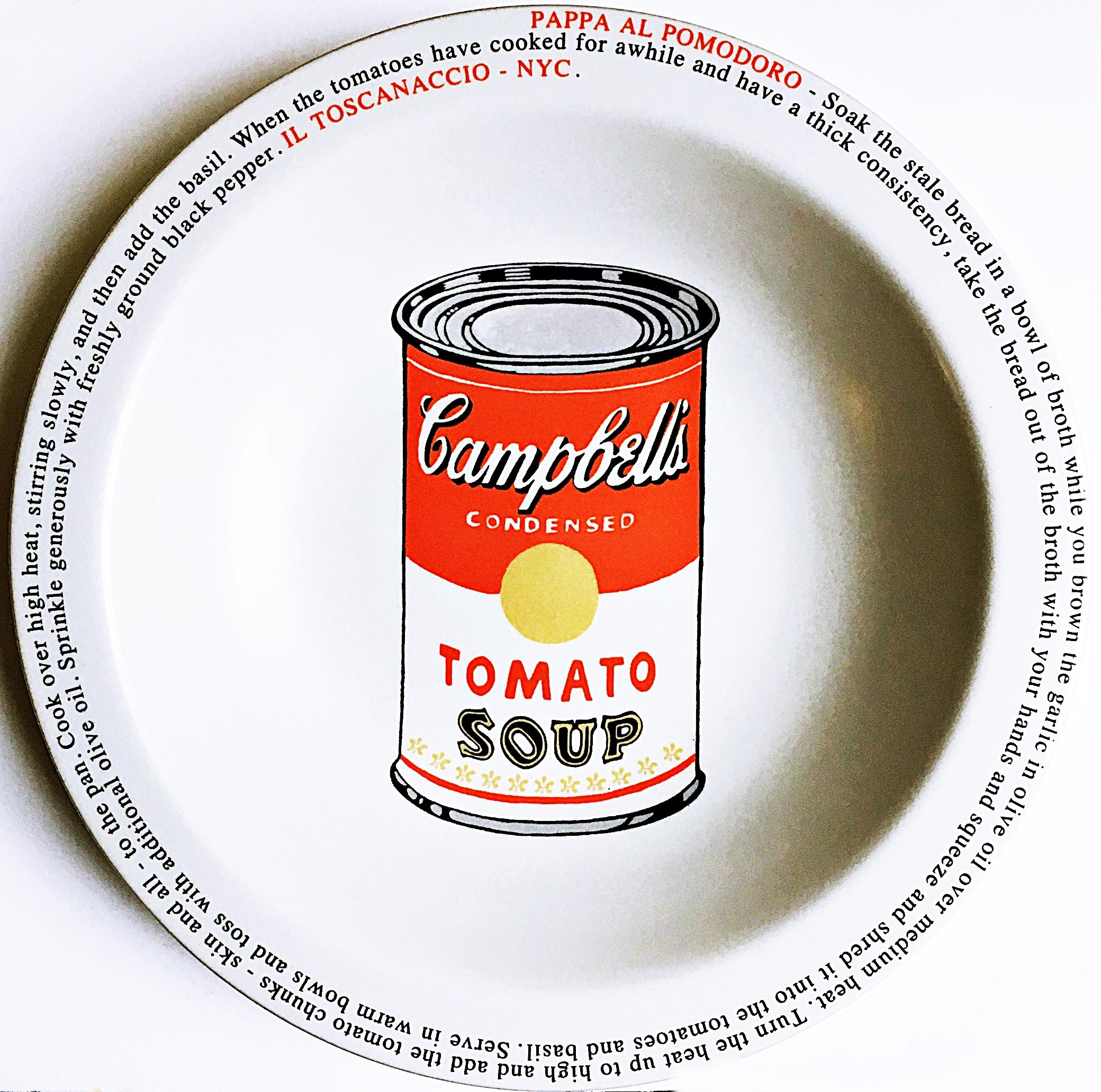 Not Warhol (Pappa Al Pomodoro - Il Toscanaccio - NYC) - Contemporary Mixed Media Art by Mike Bidlo