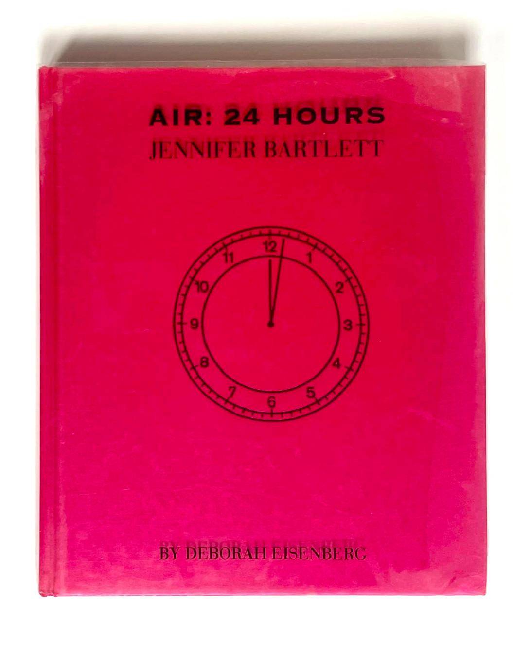Jennifer Losch Bartlett
Air: 24 Hours, 1994
Hardback monograph (book) bound in the publisher's original pink satin cloth with the covers and spine stamped in black. In publisher's original acetate dust jacket.
Hand signed and inscribed by the artist