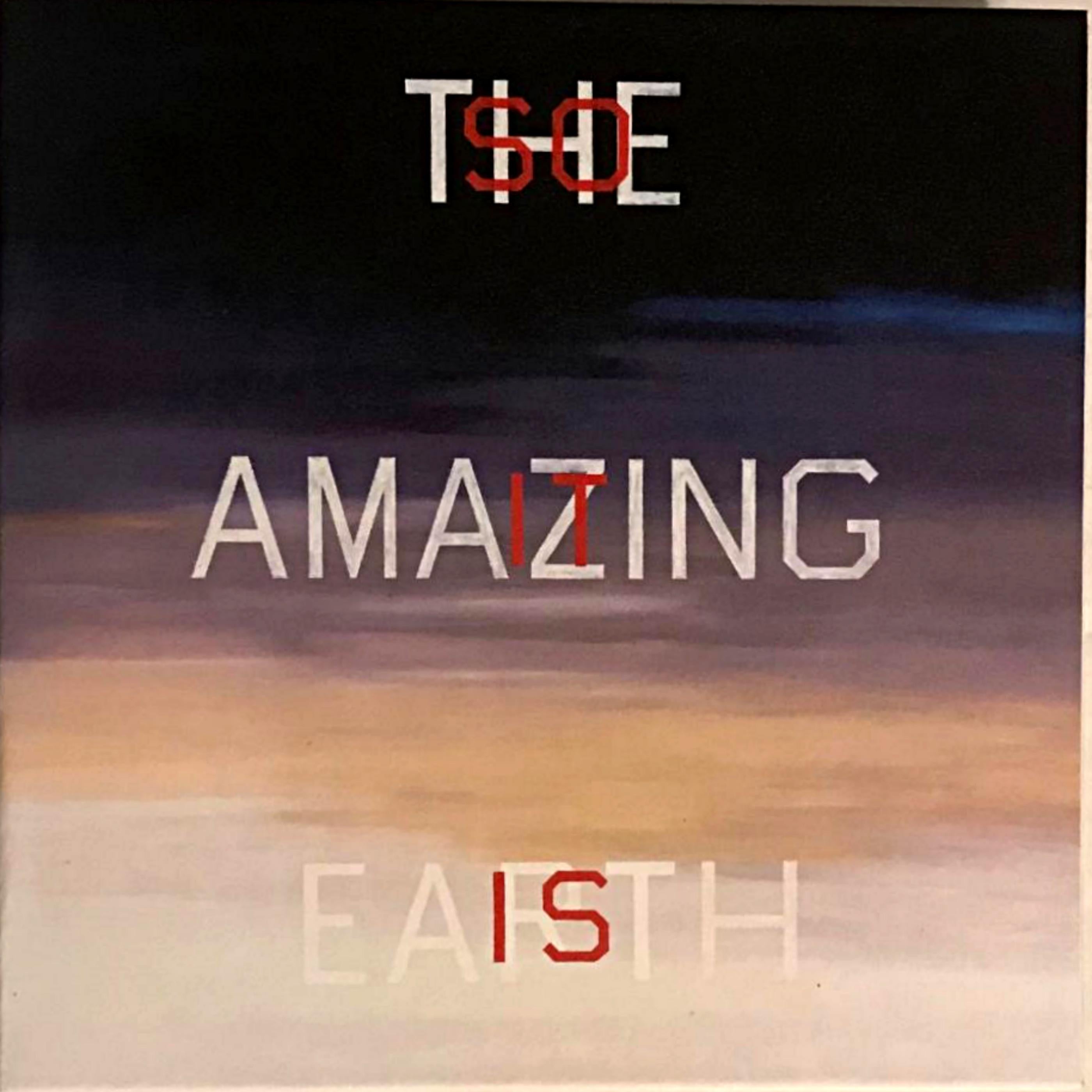 The Amazing Earth, recyclable bag, in gift box hand signed twice by Ed Ruscha For Sale 2