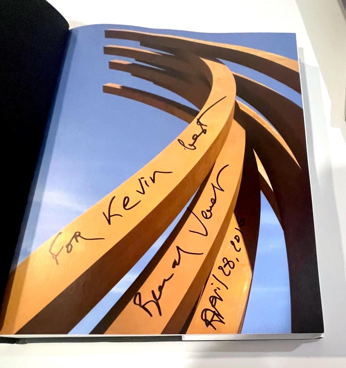 Bernar Venet Sculpture (Monograph - hand signed and inscribed to Kevin by Venet) For Sale 1