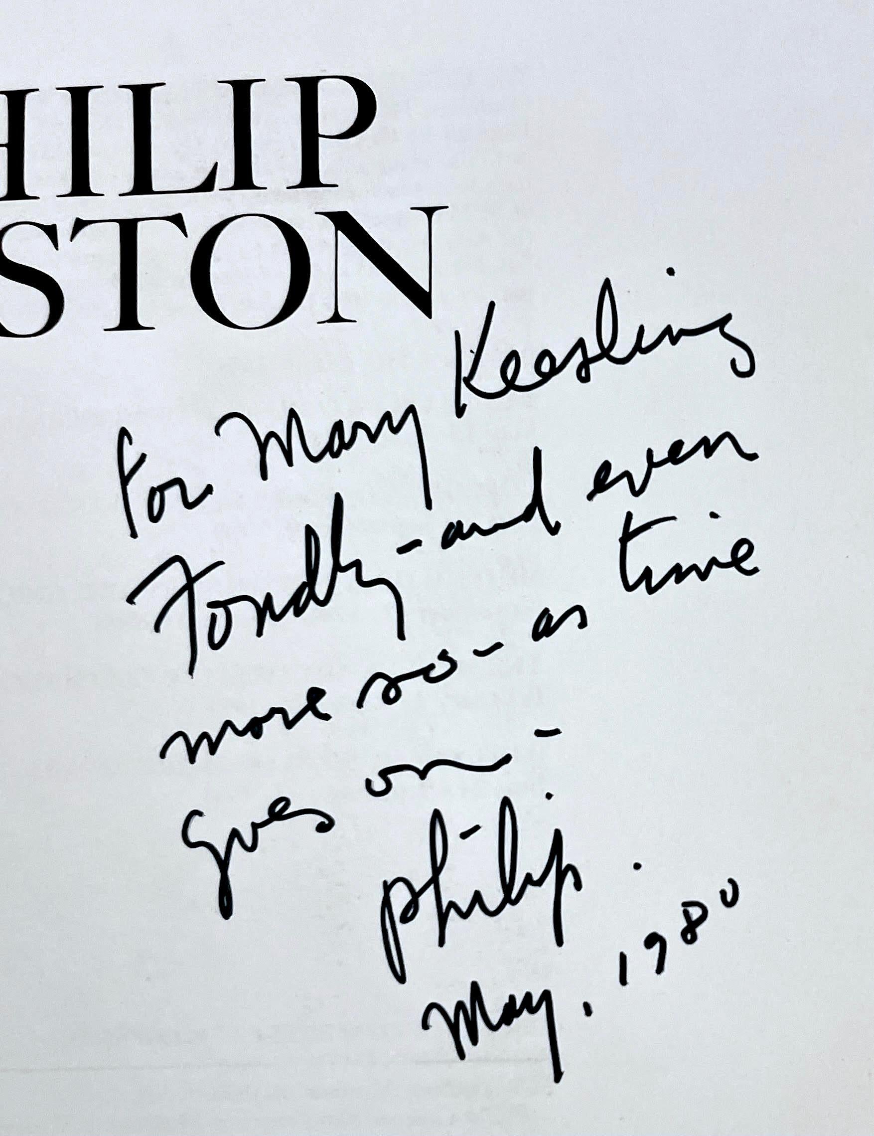 Monographie : Philip Guston (signée, inscrite et datée par un grand collectionneur) en vente 2