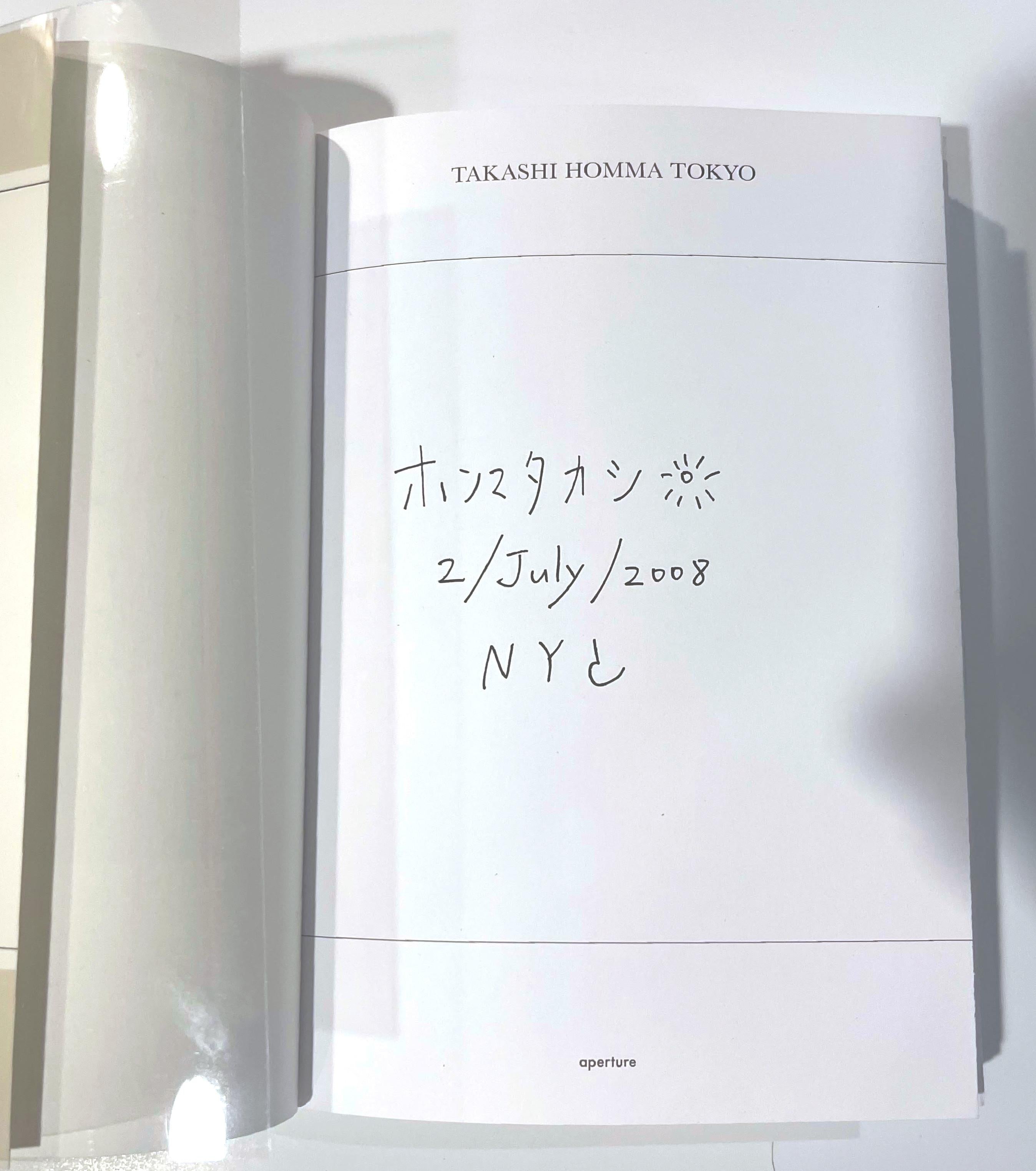 Takashi Homma Tokyo monograph, hand signed, inscribed and dated by Takashi Homma For Sale 1