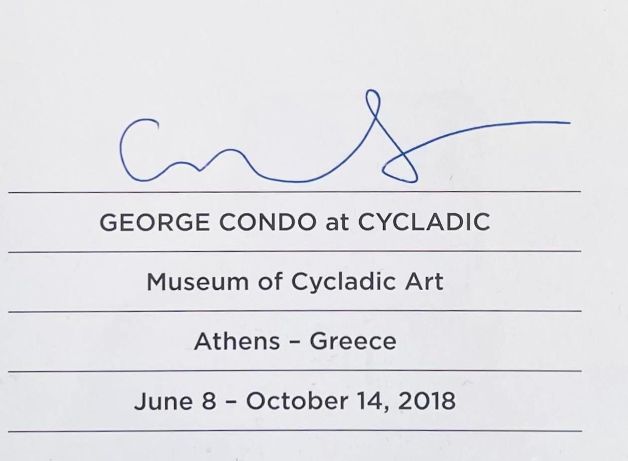 Limited Edition monograph with slipcase: George Condo at Cycladic (hand signed) For Sale 2