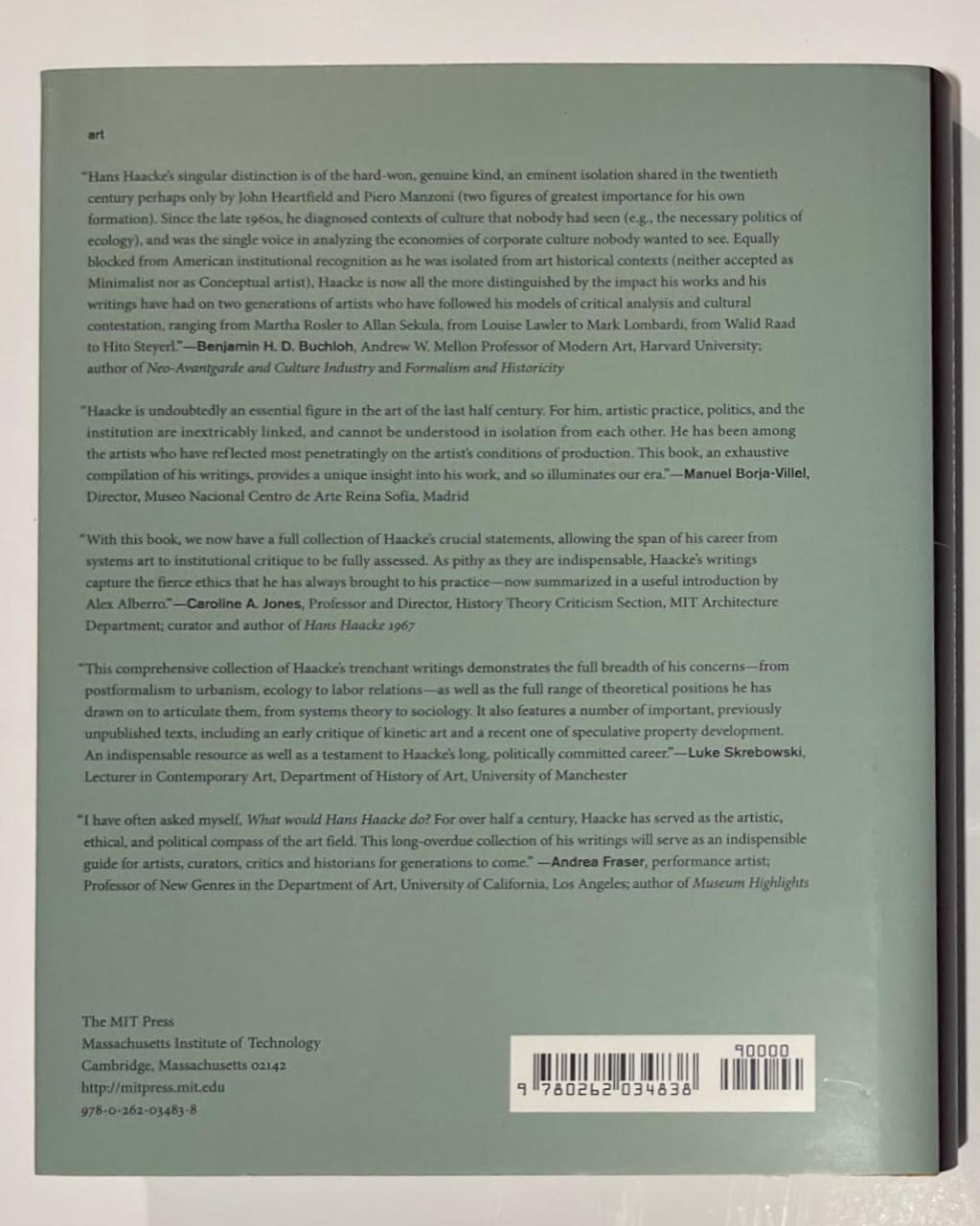 Monographie: Funktionstüchtige Zustande (Handsigniert von Hans Haacke) im Angebot 1