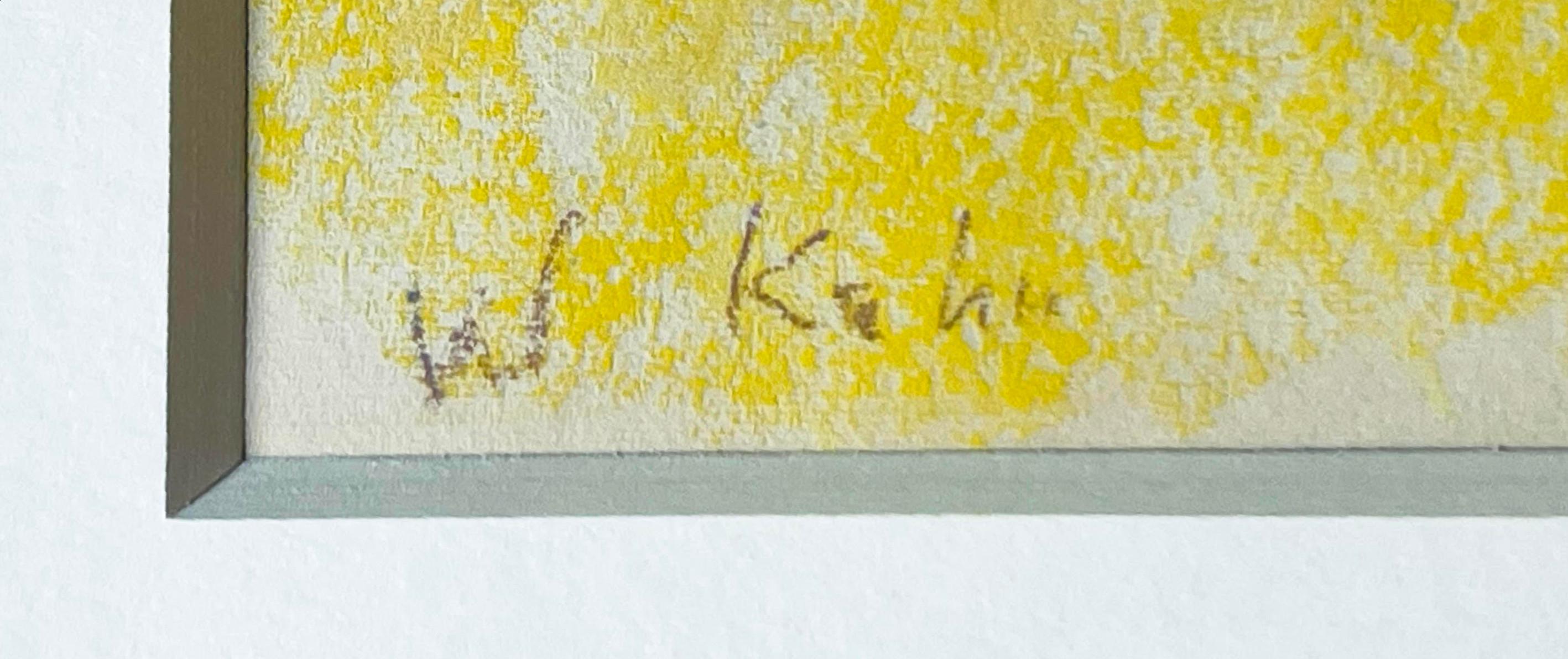 lettre de provenance Secret Meadow (signée deux fois avec inscription au critique d'art) - Contemporain Art par Wolf Kahn