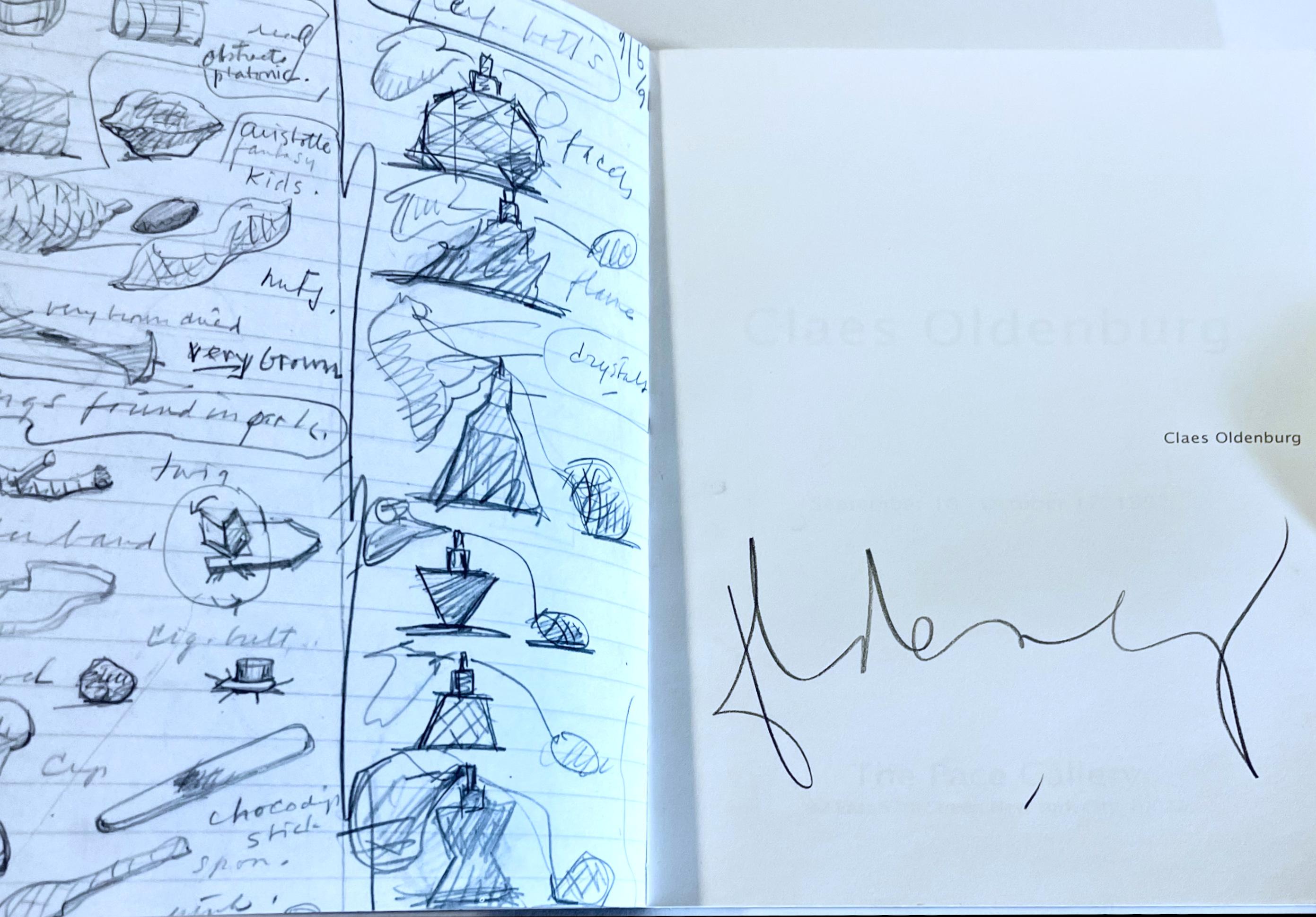 Claes Oldenburg, Claes Oldenburg (Hand signed by Claes Oldenburg), 1992 For Sale 2