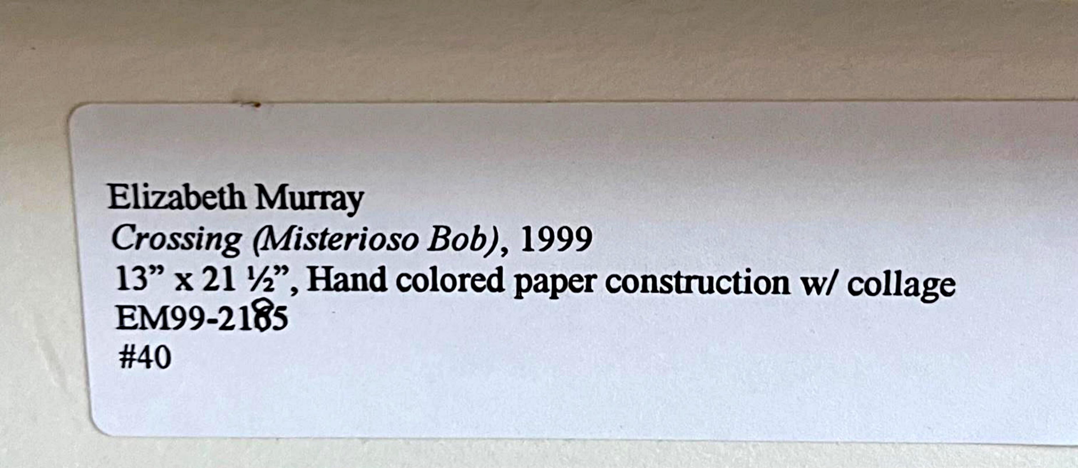 Elizabeth Murray
Kreuzung, 1999
Einzigartige handkolorierte Papierassemblage mit Collage auf Rives BFK auf weißem Rising 4-ply Museumskarton
Mit Bleistift signiert und datiert
19 1/2 × 30 × 4 Zoll
Gerahmt: in Acryl-Schattenbox-Rahmen gehalten