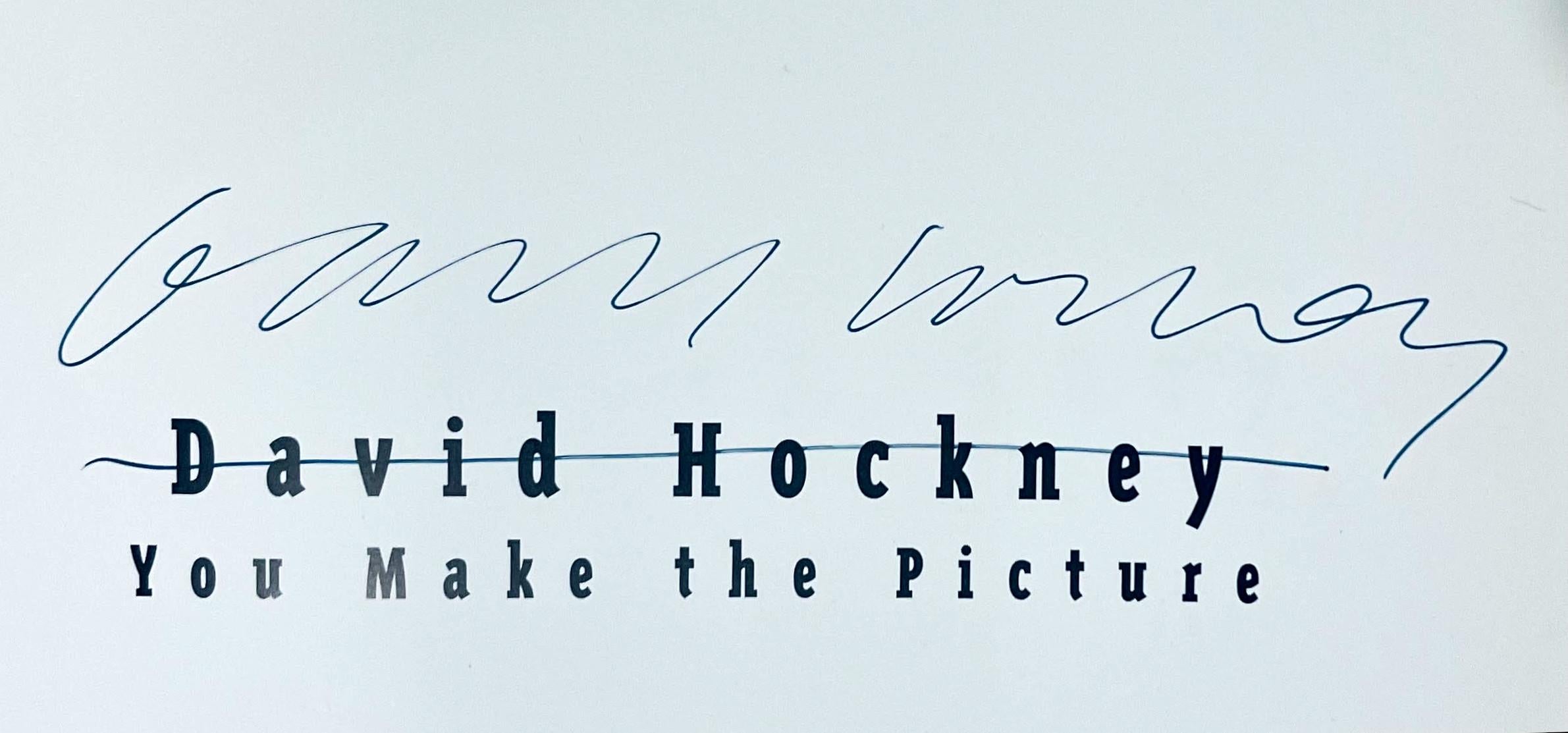 Softback monograph: You Make the Picture (hand signed by David Hockney) For Sale 4