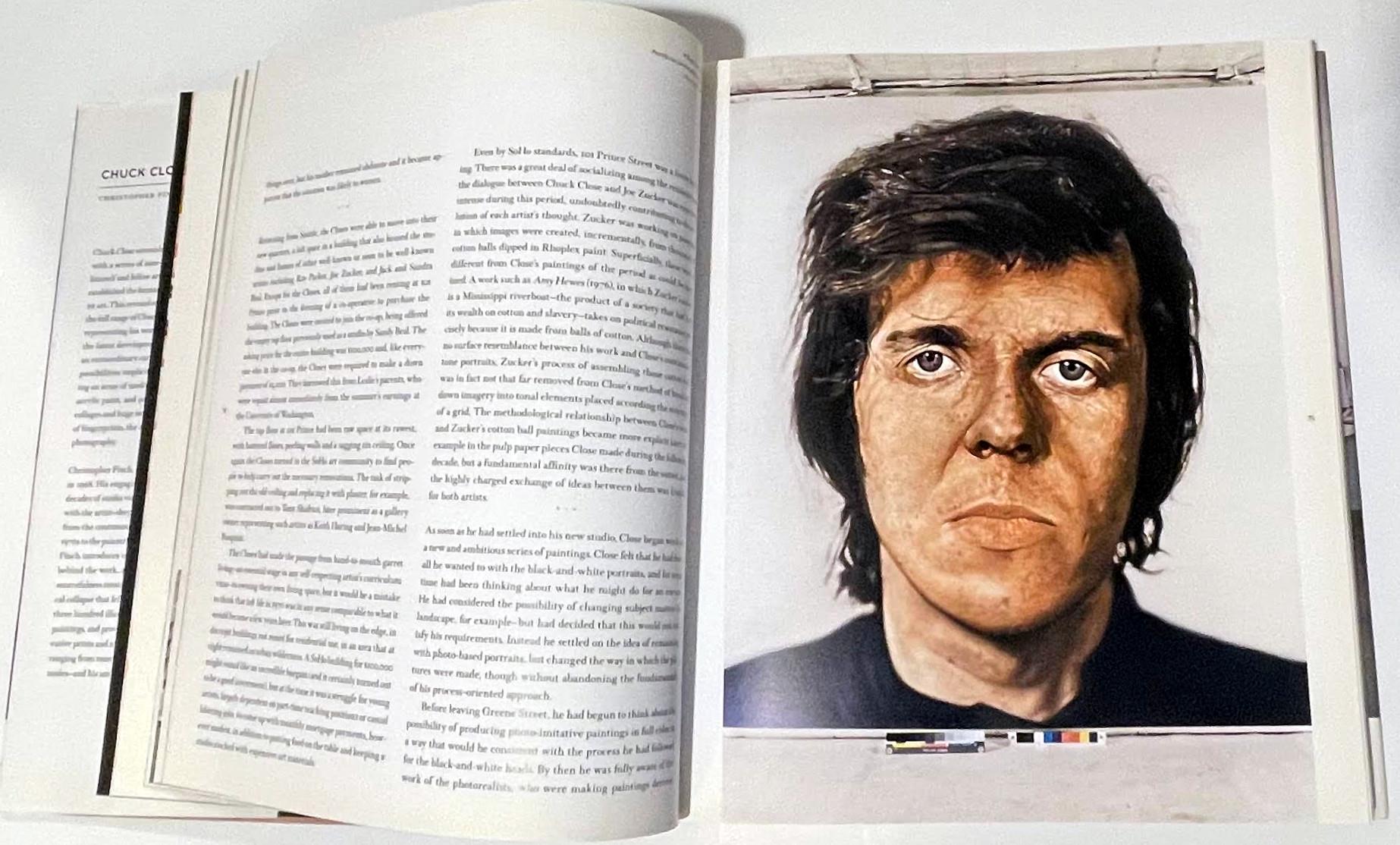 Book: CHUCK CLOSE WORK (hand signed by both Chuck Close and Christopher Finch) For Sale 8