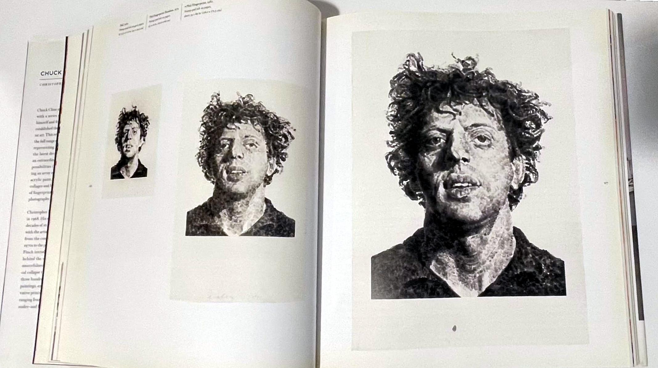 Book: CHUCK CLOSE WORK (hand signed by both Chuck Close and Christopher Finch) For Sale 12