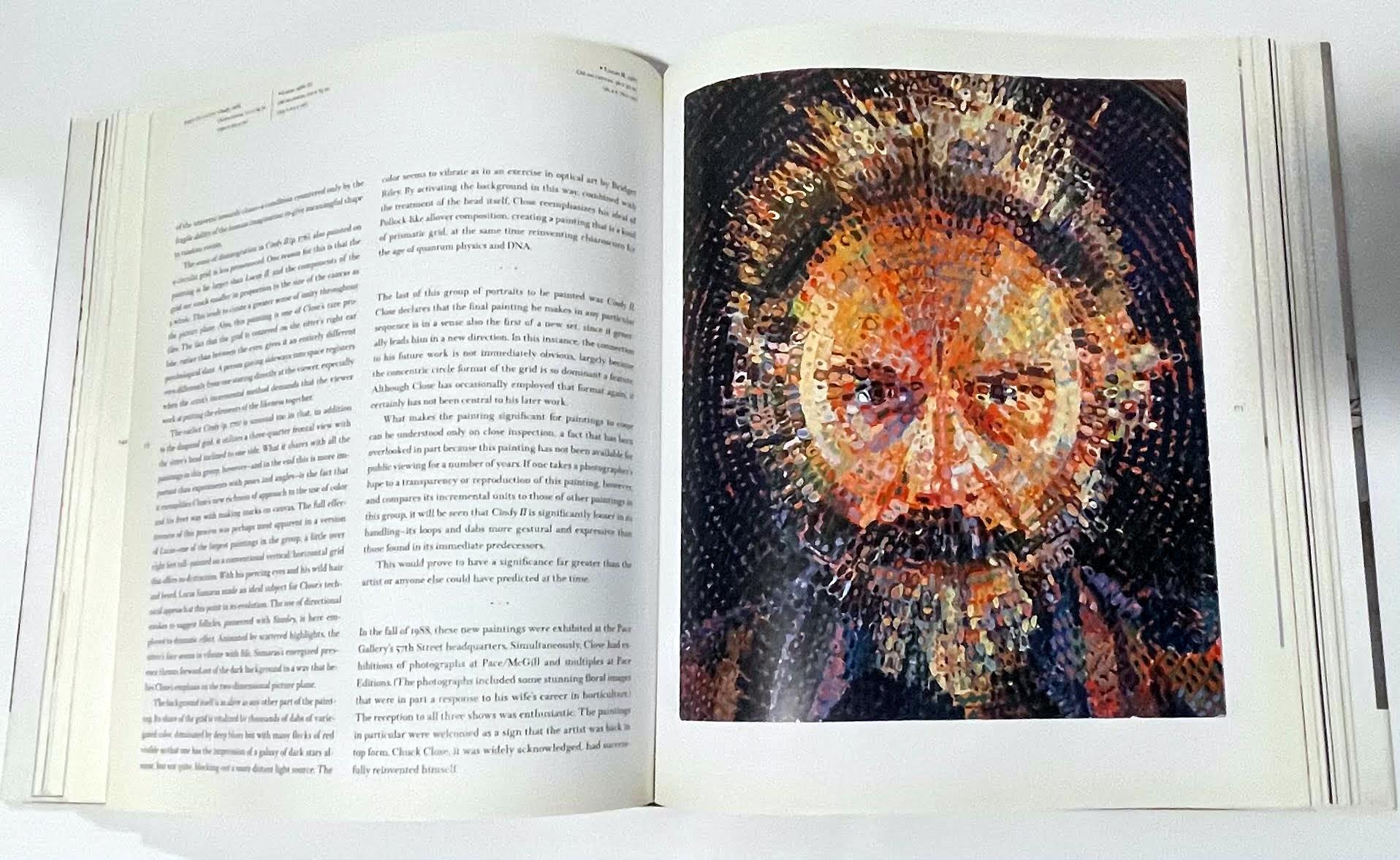 Book: CHUCK CLOSE WORK (hand signed by both Chuck Close and Christopher Finch) For Sale 17
