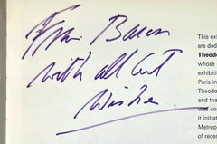 Monographe : Francis Bacon (signé à la main et chaleureusement inscrit par Francis Bacon)