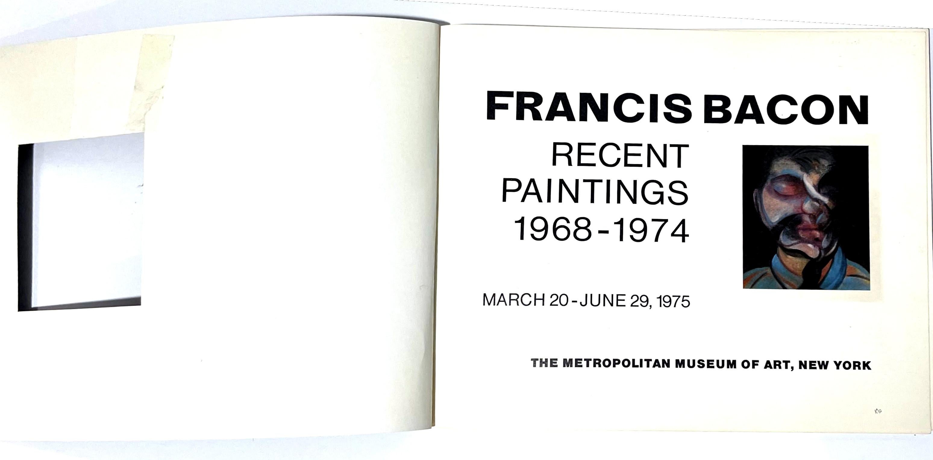 Monograph: Francis Bacon (hand signed and warmly inscribed by Francis Bacon) For Sale 5