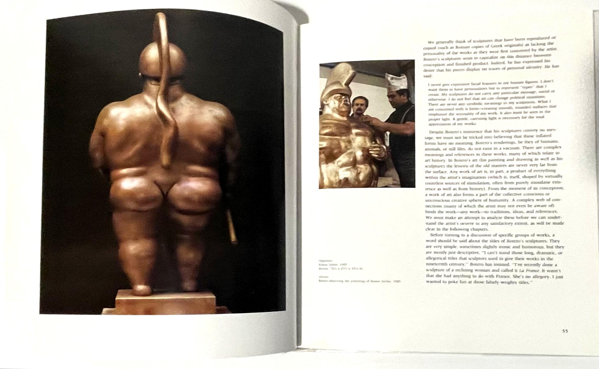 Monograph: BOTERO SCULPTURE (hardback book, hand signed by Fernando Botero) 11