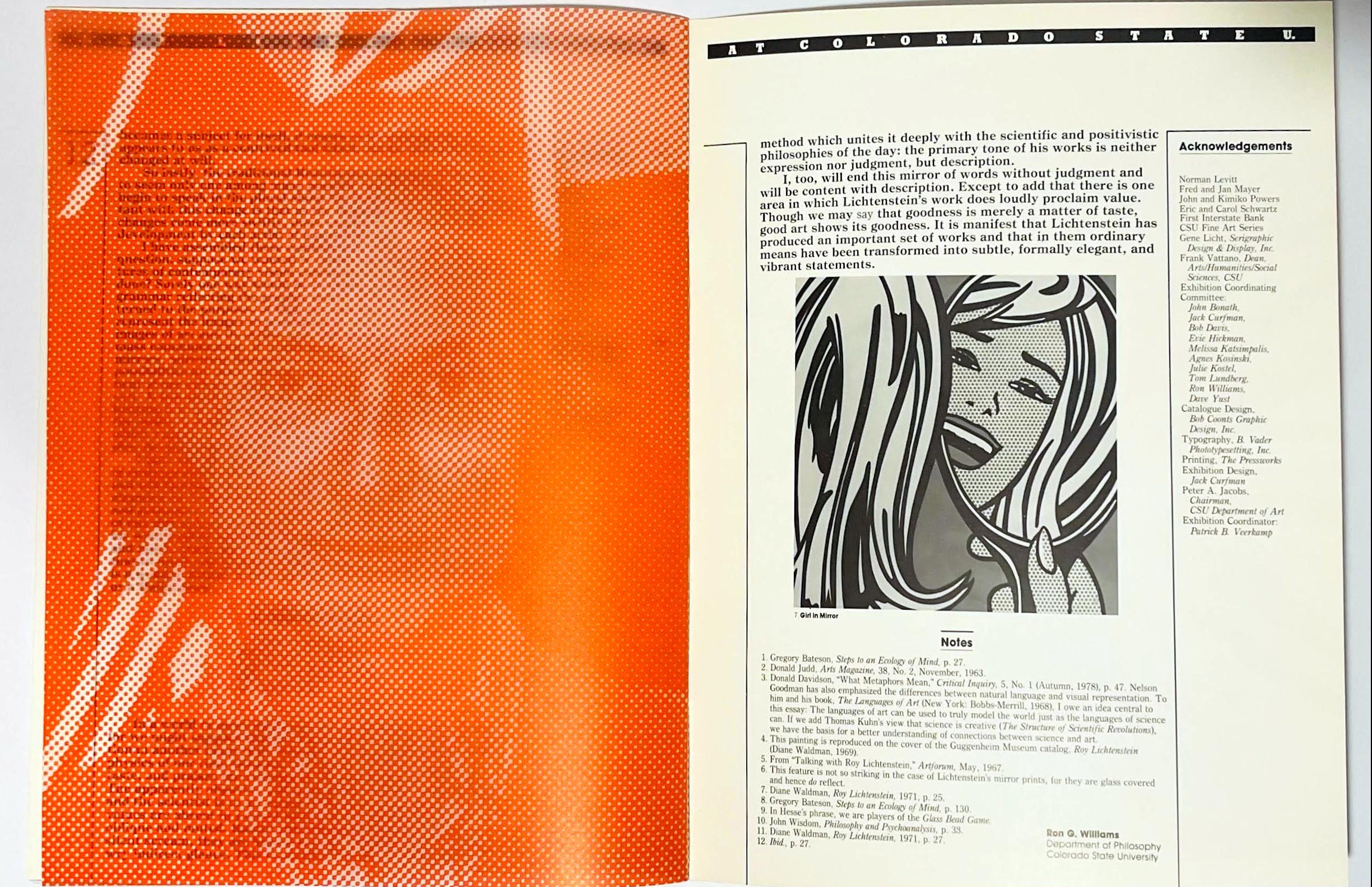 Roy Lichtenstein au CSU, catalogue d'exposition rarement vu en vente 4