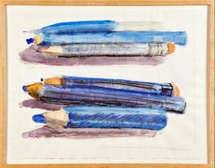 Untitled (Colored Pencils), unique painting, Allan Stone Collection & Sotheby's