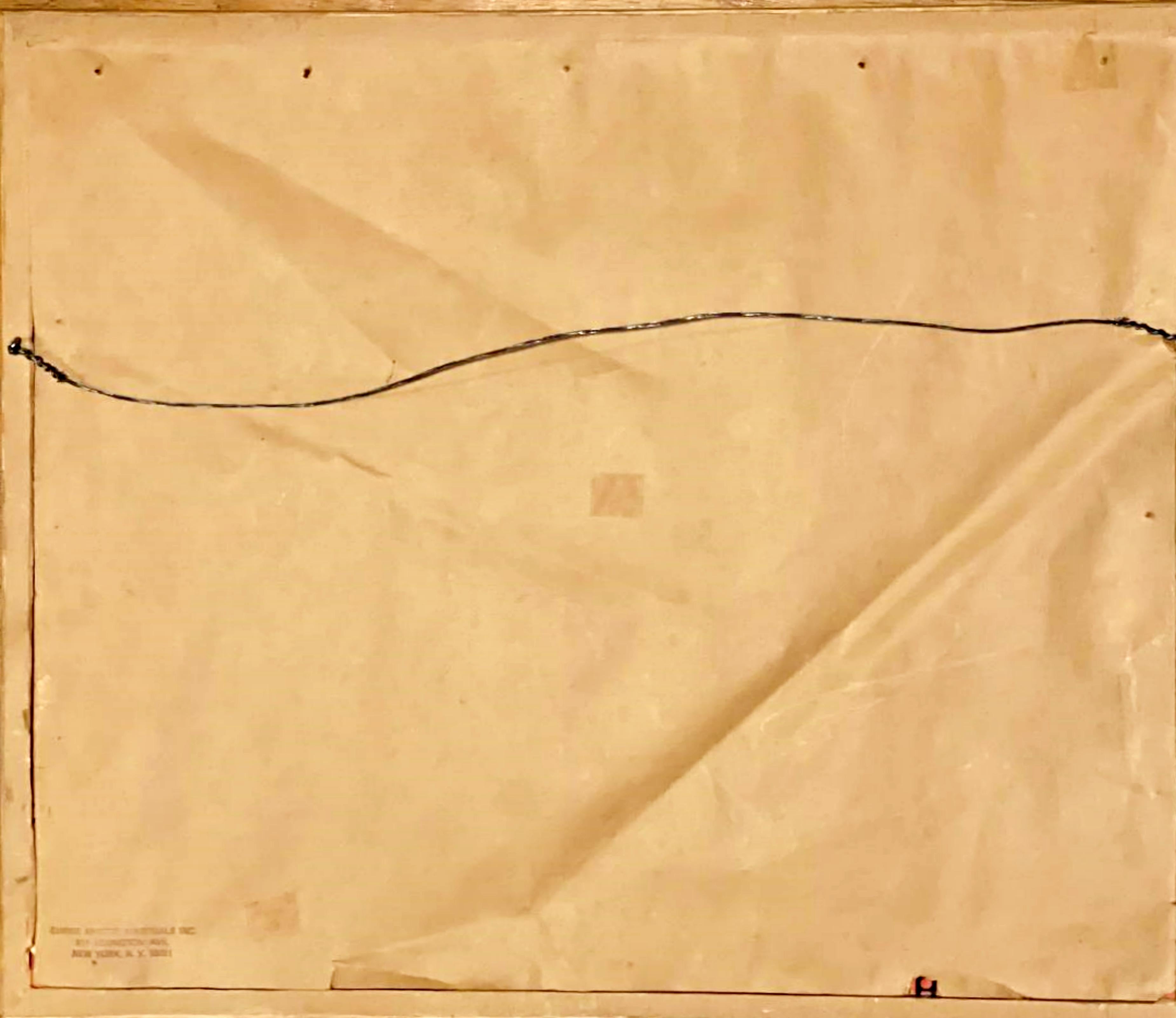 Lois Dodd
Landschaft ohne Titel, 1990
Farbige Kreide auf grauem Velinpapier
Signiert, datiert und beschriftet 