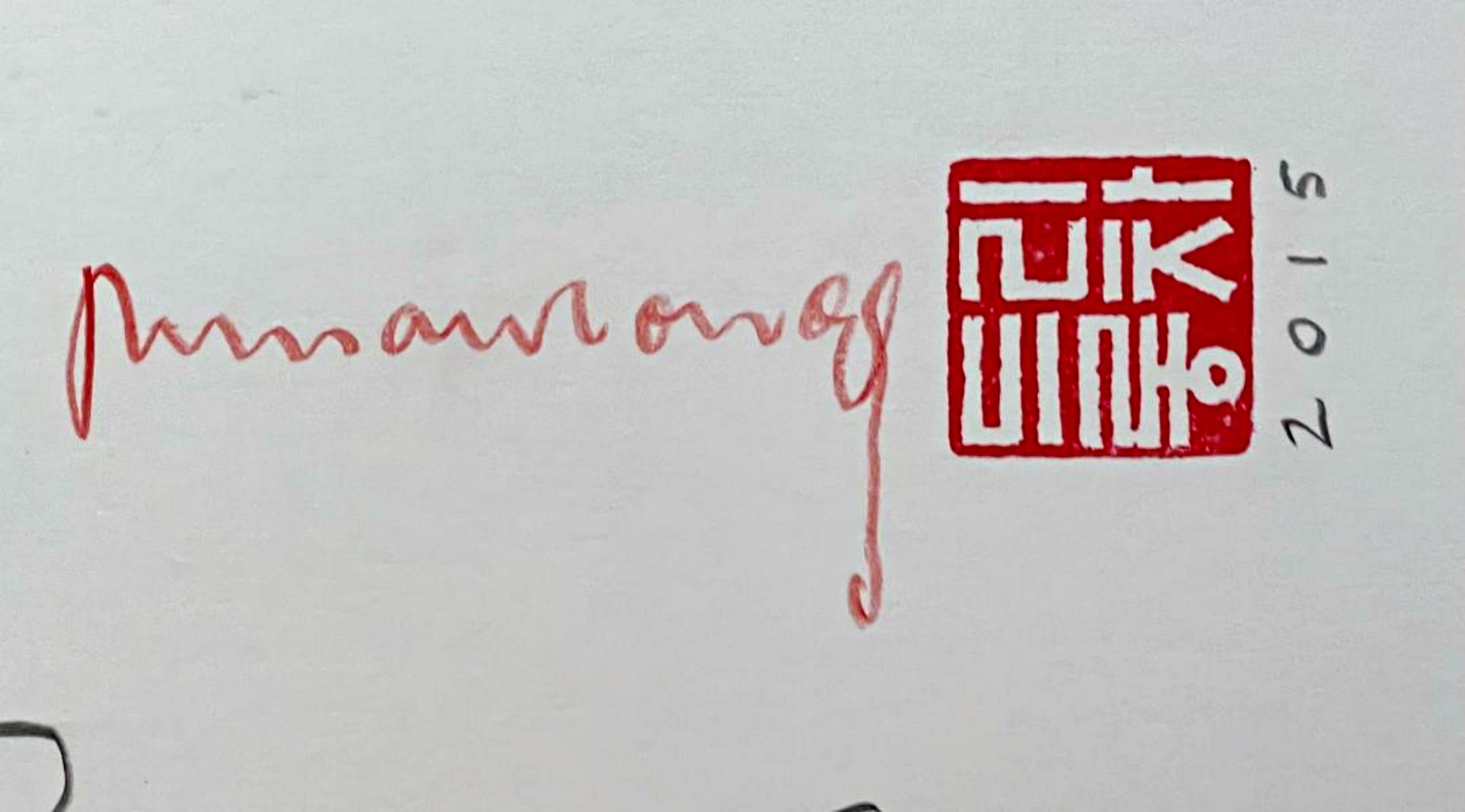 RICHARD LONG
Ohne Titel (Hand des Künstlers), 2015
Graphitstift auf Papier mit roter Tinte und Monogramm
Handsigniert in roter Tinte, datiert mit Bleistift, gestempelt mit dem Monogramm des Künstlers
Einzigartig
Originalzeichnung, recto