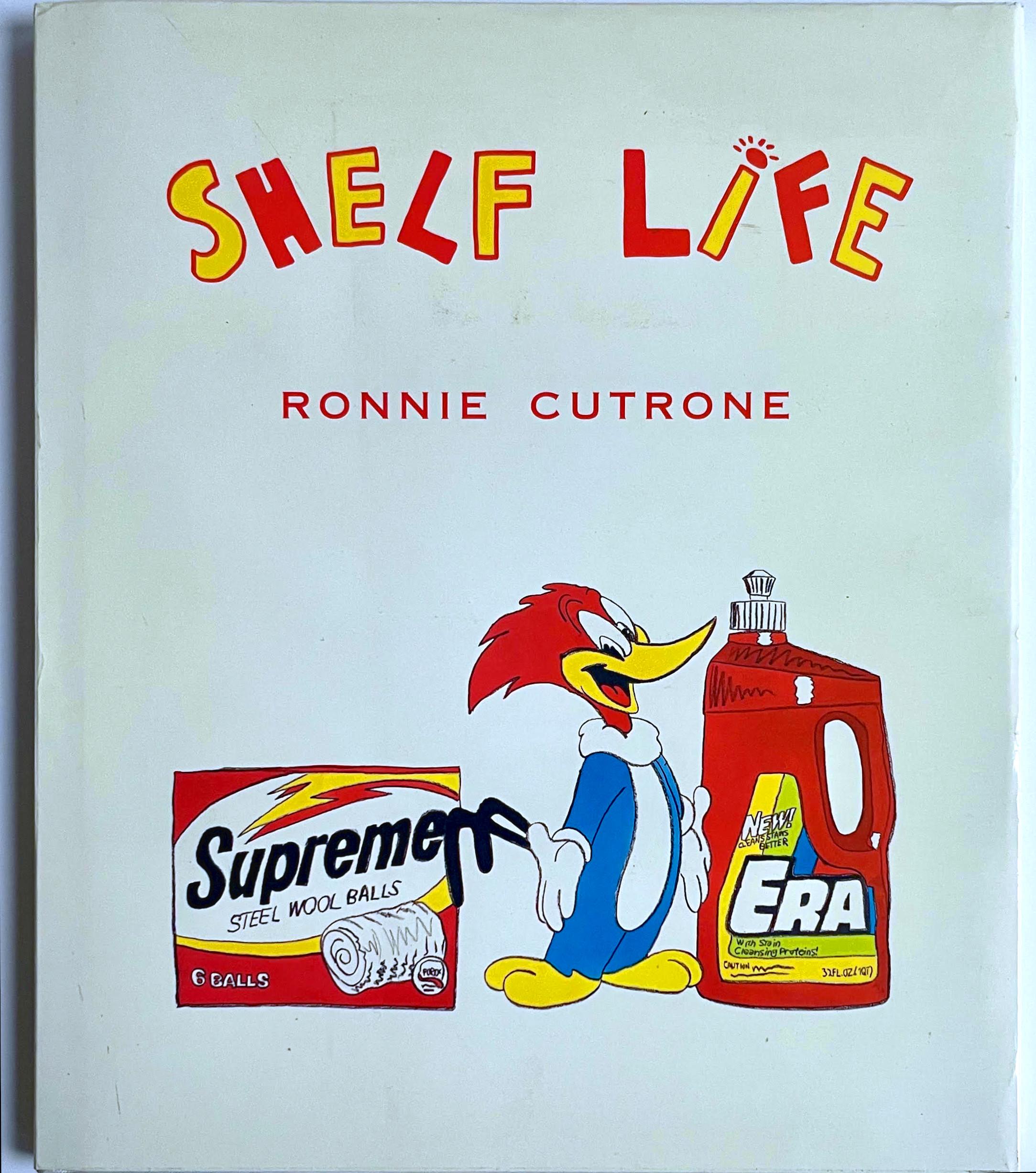 Original Vogelzeichnung (hand signiert und beschriftet von Ronnie Cutrone) in Monografie im Angebot 2