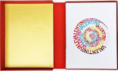 Boîte de livres Una Grande Storia Italiana Valentino Garavani, signée et numérotée à la main